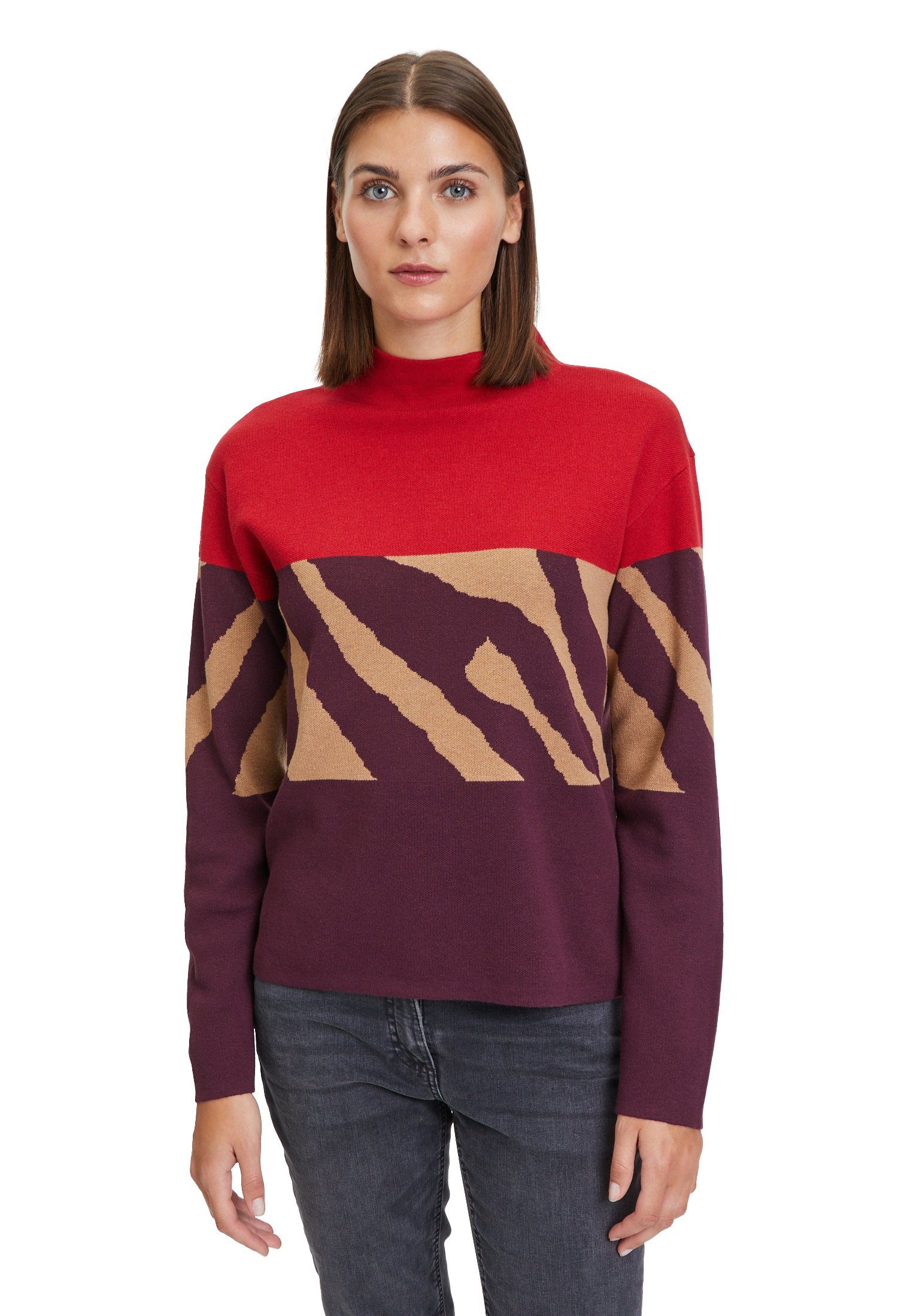 Betty Barclay Strickpullover mit Muster (1-tlg) Strick