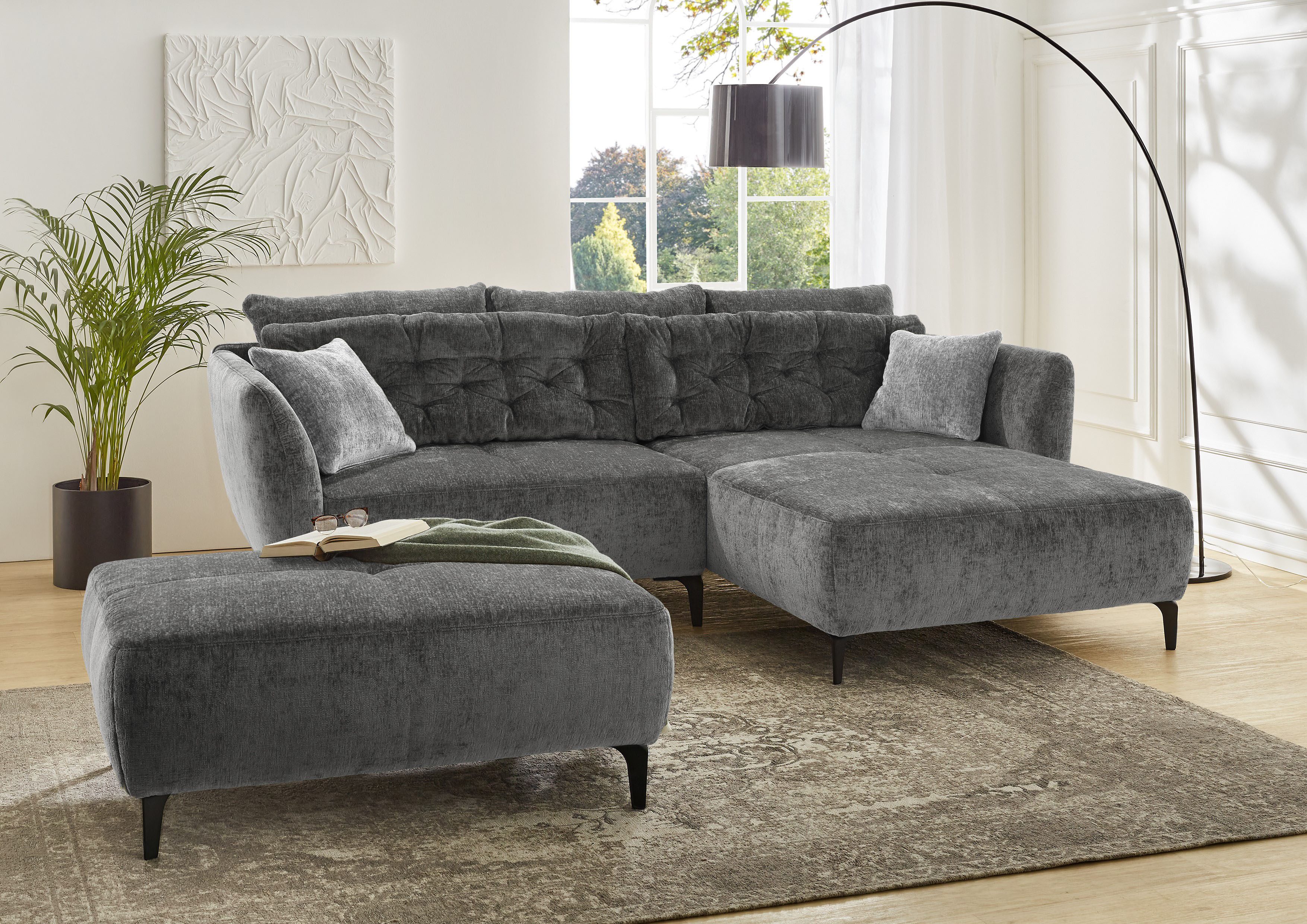 Jockenhöfer Gruppe Hocker Salo, im Retrolook mit Wellenunterfederung und fr günstig online kaufen