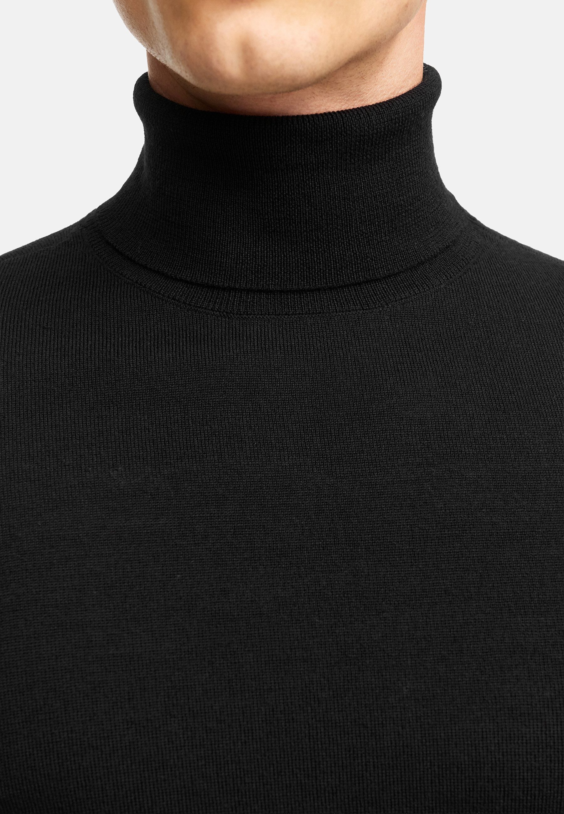 Kronstadt Strickpullover Herren KSJohannes Strickpullover Herrenpullover Rollkragenpullover aus 100% Merinowolle