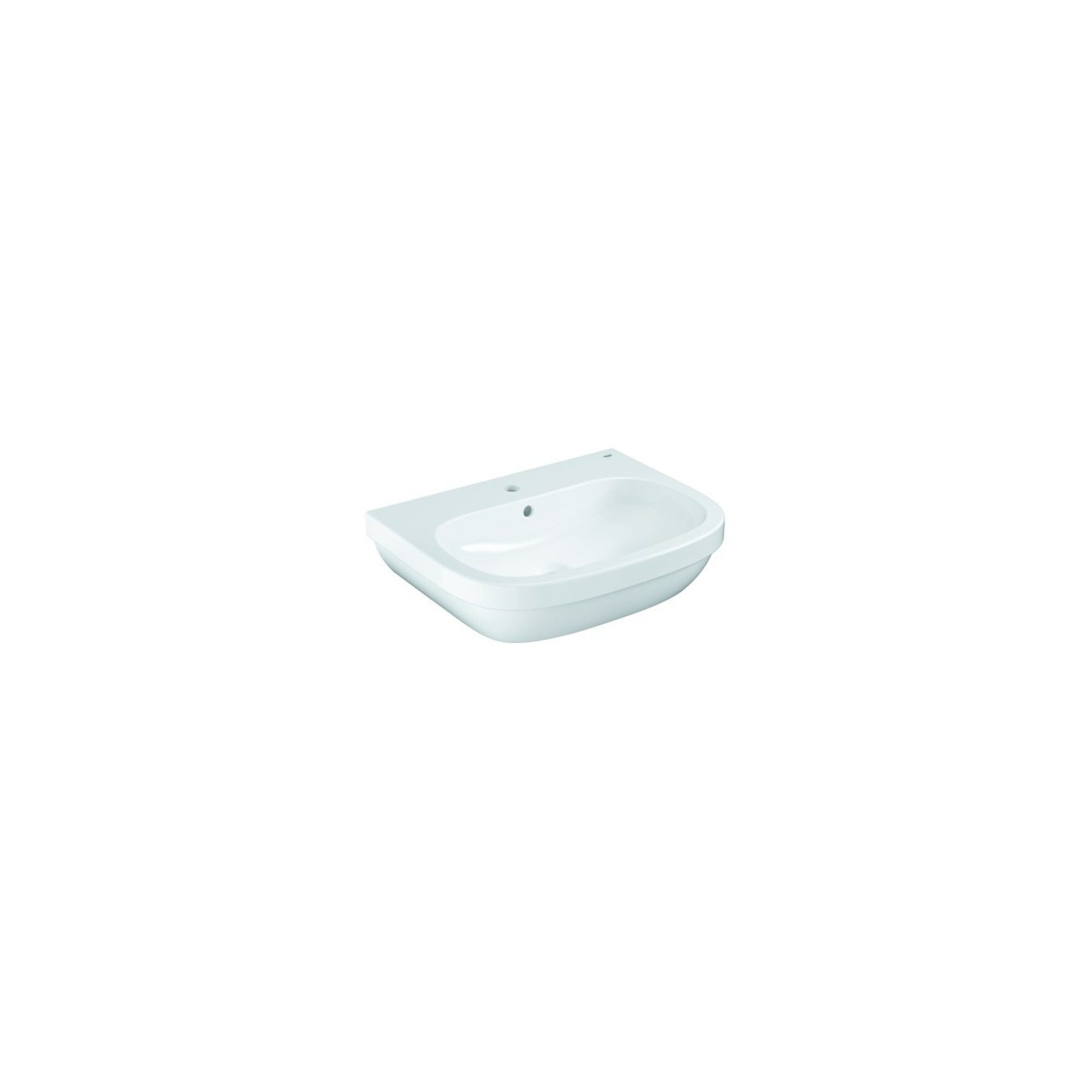 Grohe Waschtisch Grohe Waschtisch Euro Keramik 1 L, m Ü, 65x51,4cm, aw PureGuar/Hyper C
