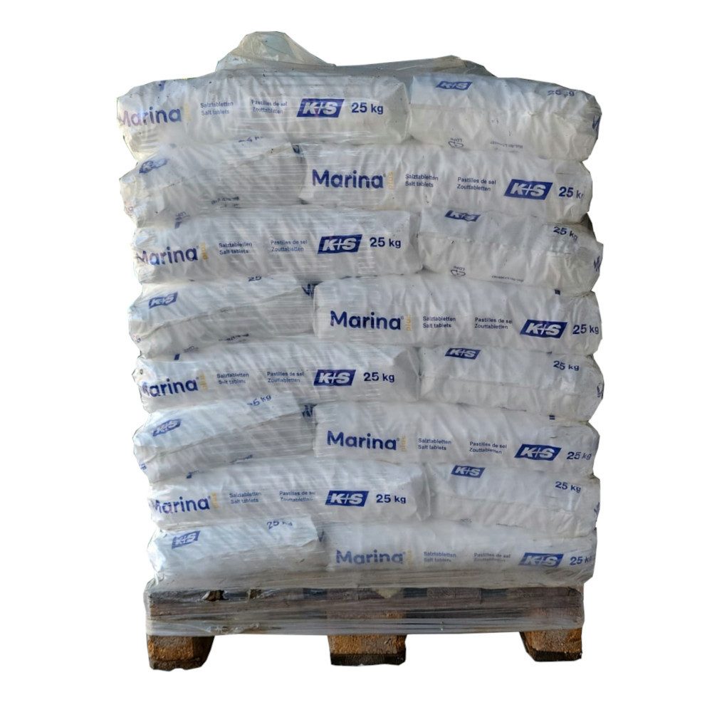 K+S Marina® Plus 40x25kg Salztabletten Regeneriersalz Wasserenthärter Regeneriersalz