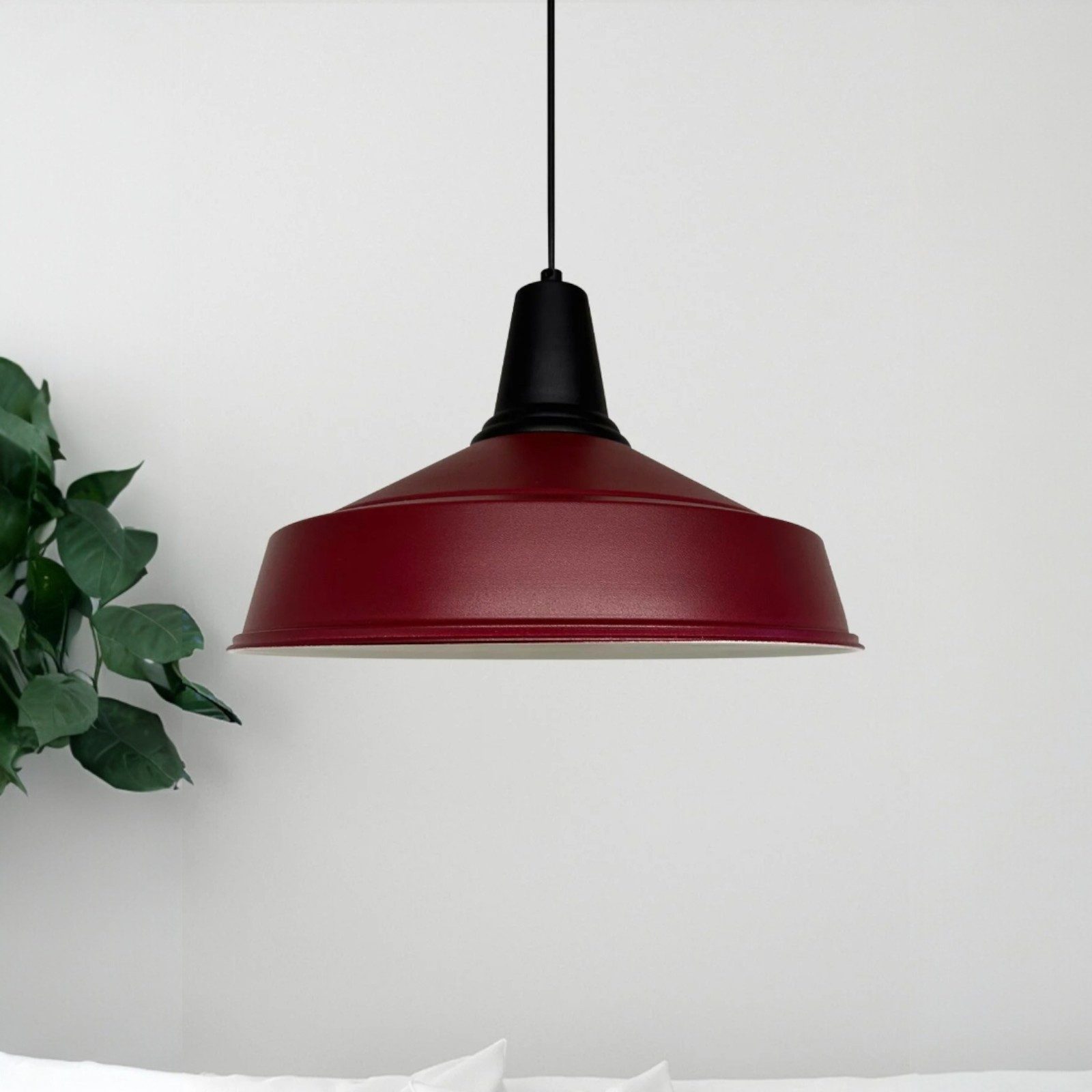 Bamyum Pendelleuchte Pendelleuchte Retro Metall Ø41cm, Retro Hängelampe, ohne Leuchtmittel