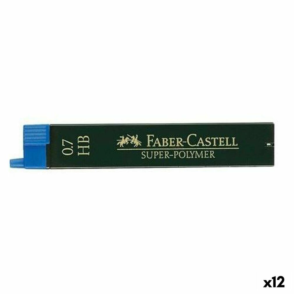 Faber-Castell Бумагаscheren 12 SUPER-POLYMER Bleistiftminen HB 0,7 mm