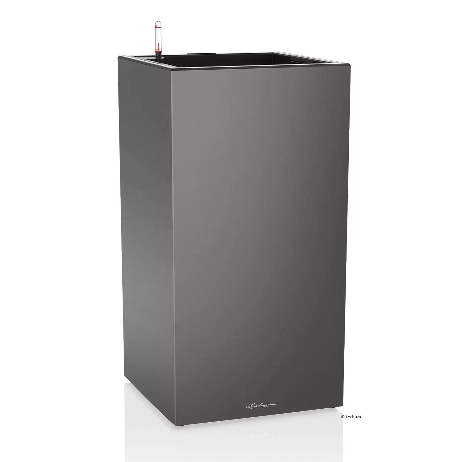 Lechuza® Pflanzkübel Pflanzgefäß Canto Premium 40 high LED anthrazit me