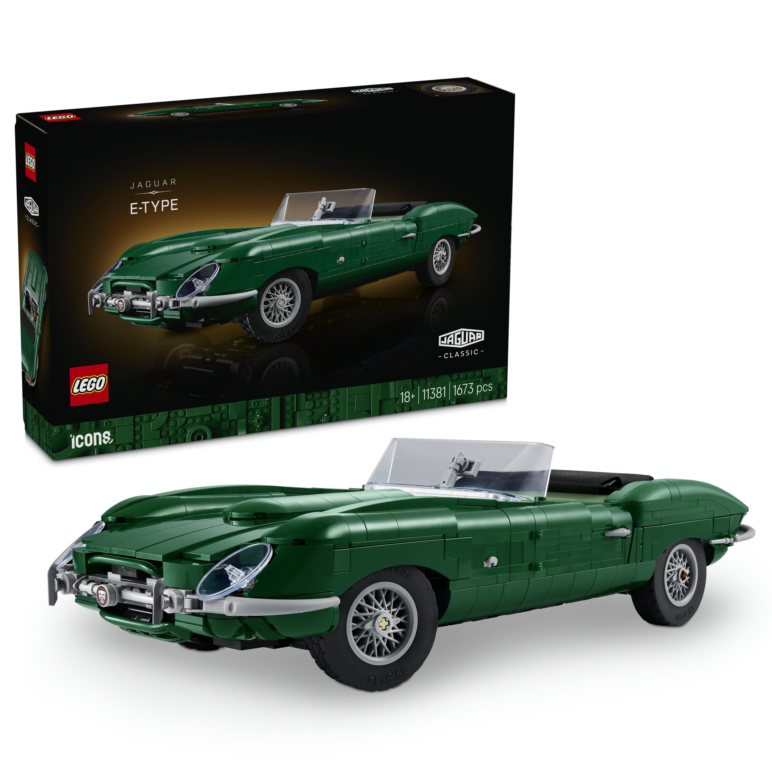 Jaguar E-Type (11381), LEGO Icons Konstruktionsspielsteine