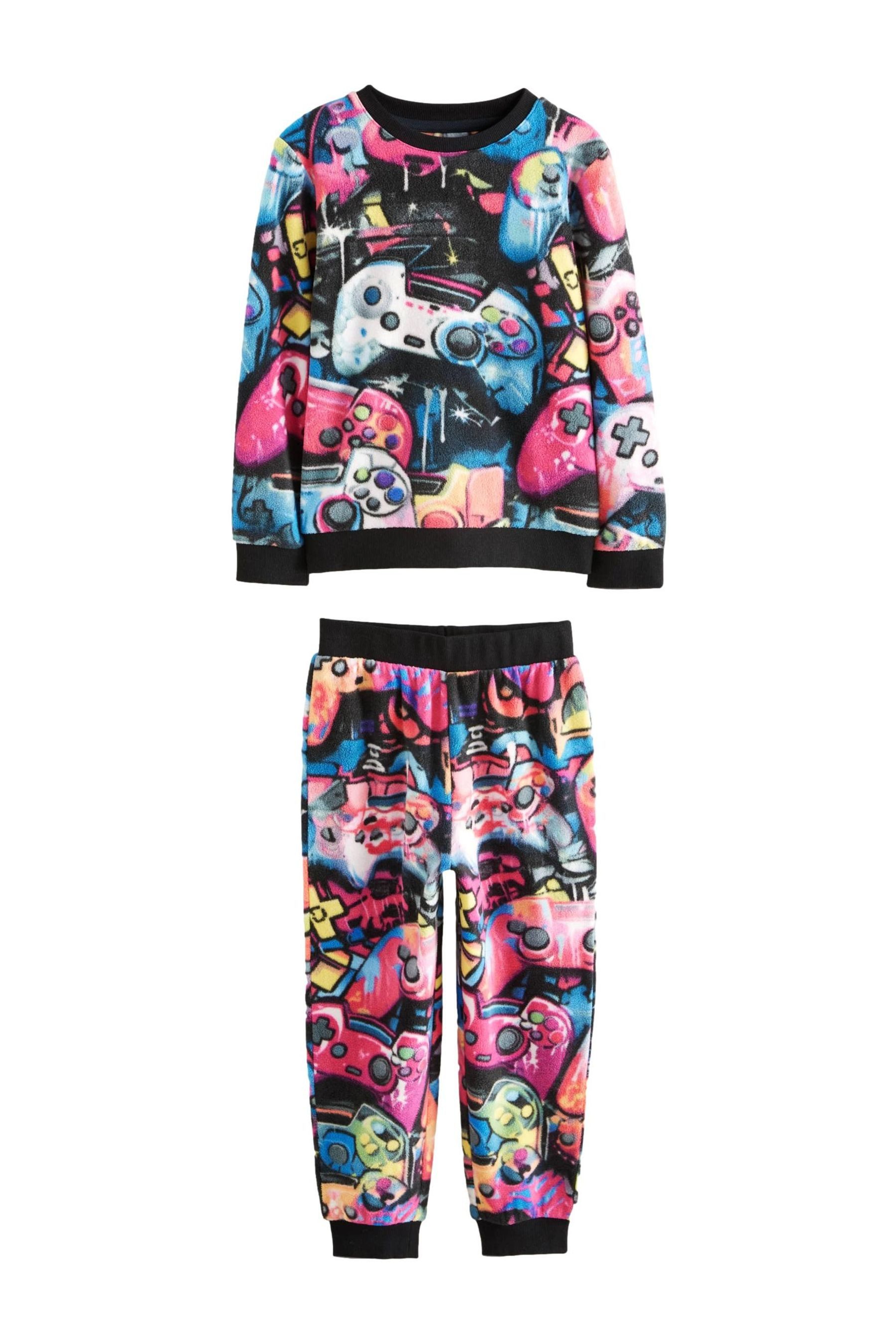 Pyjama Single Fleece mit Elasthan und weichem Griff