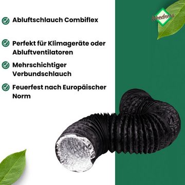 Weedness Flexrohr Abluftschlauch Combiflex Klimageräte Trockner Dunstabzugshaube