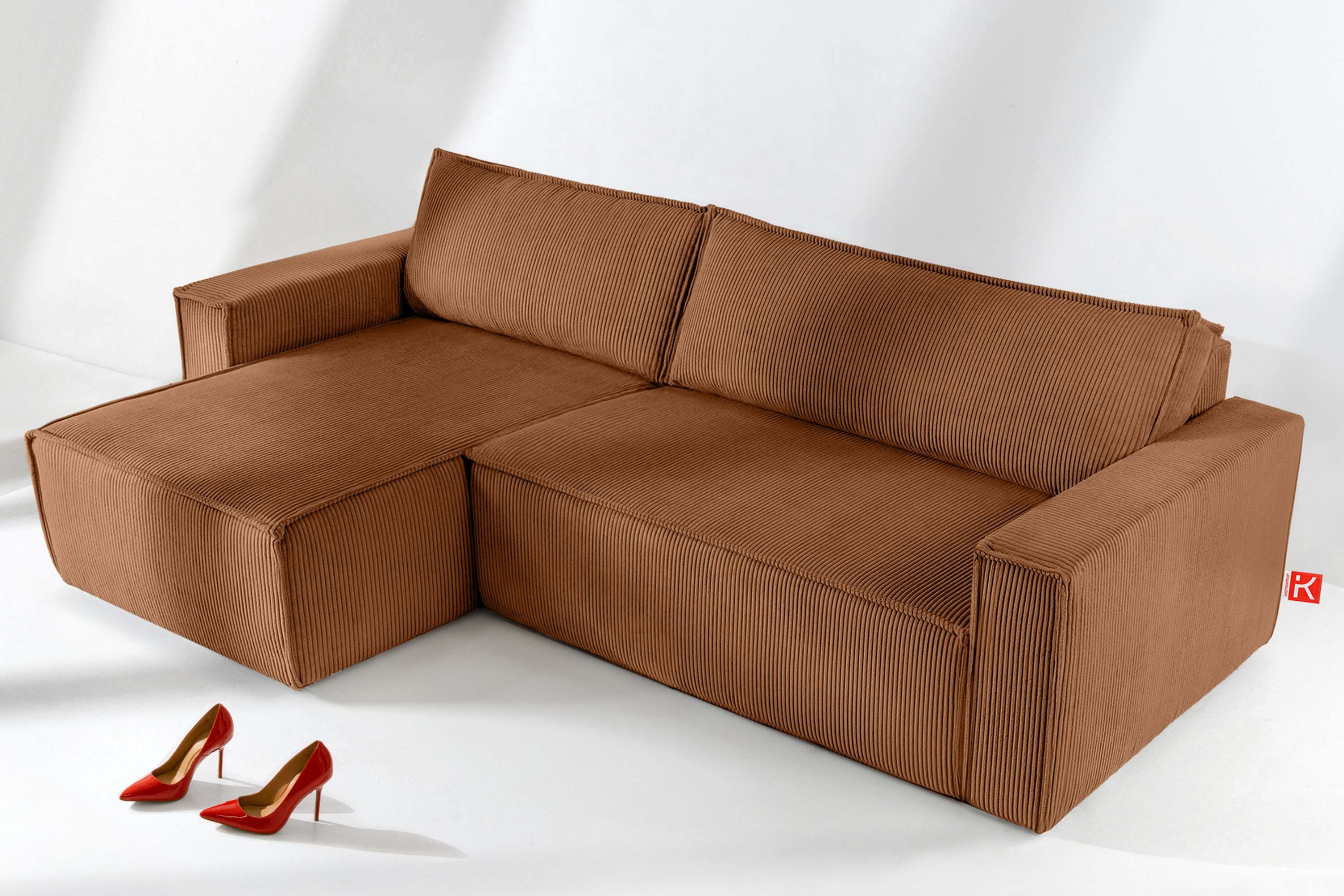 KONSIMO® Ecksofa NAPI Universal-Ecksofa links oder rechts, beidseitig, herg günstig online kaufen
