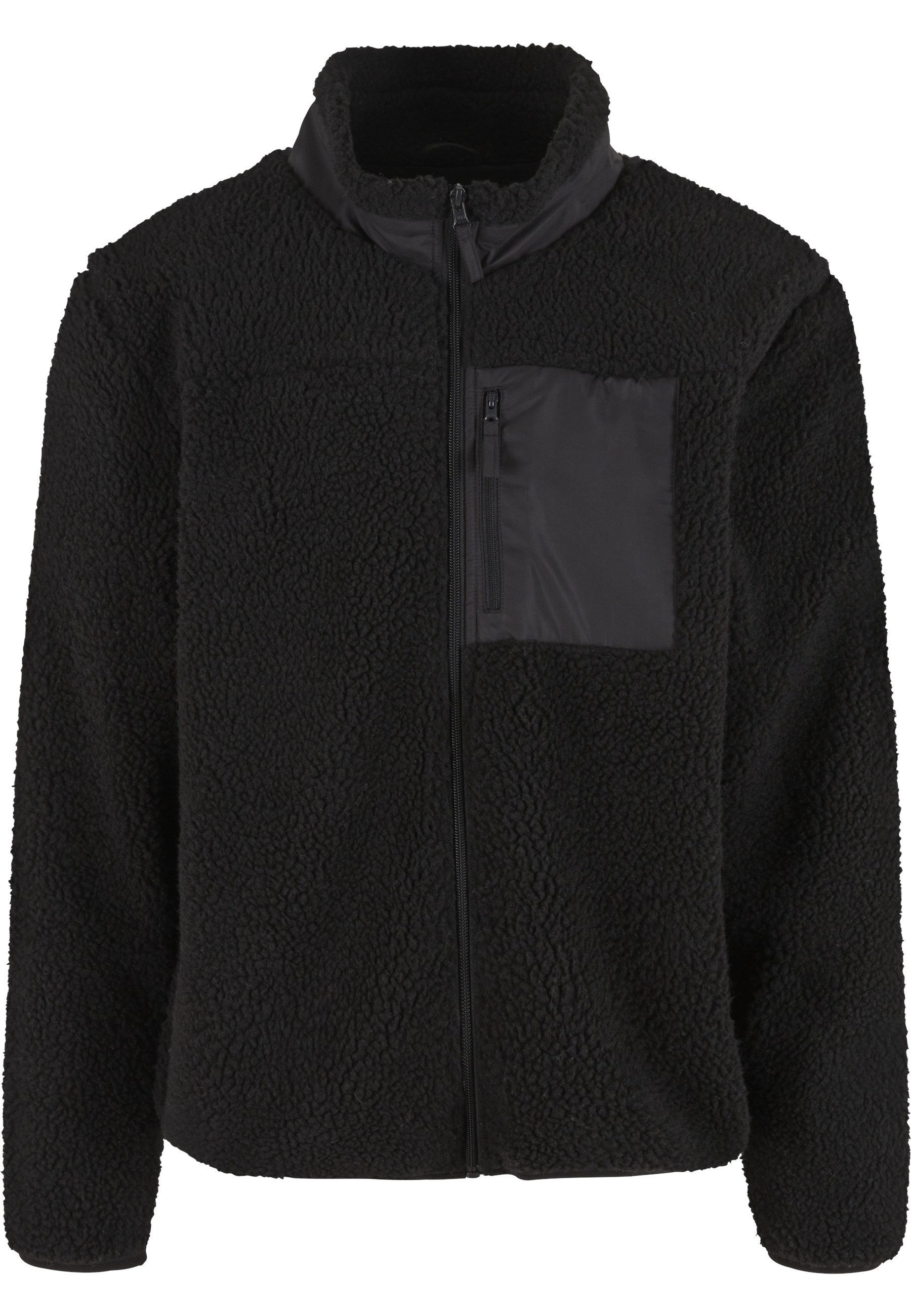 URBAN CLASSICS Winterjacke Urban Classics Teddy Jacket With Stand Up Collar (1-St)