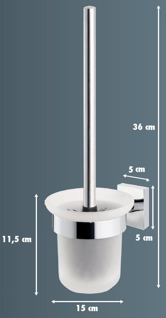 Primaster WC-Reinigungsbürste Primaster Toilettenbürstenhalter Edelstahl