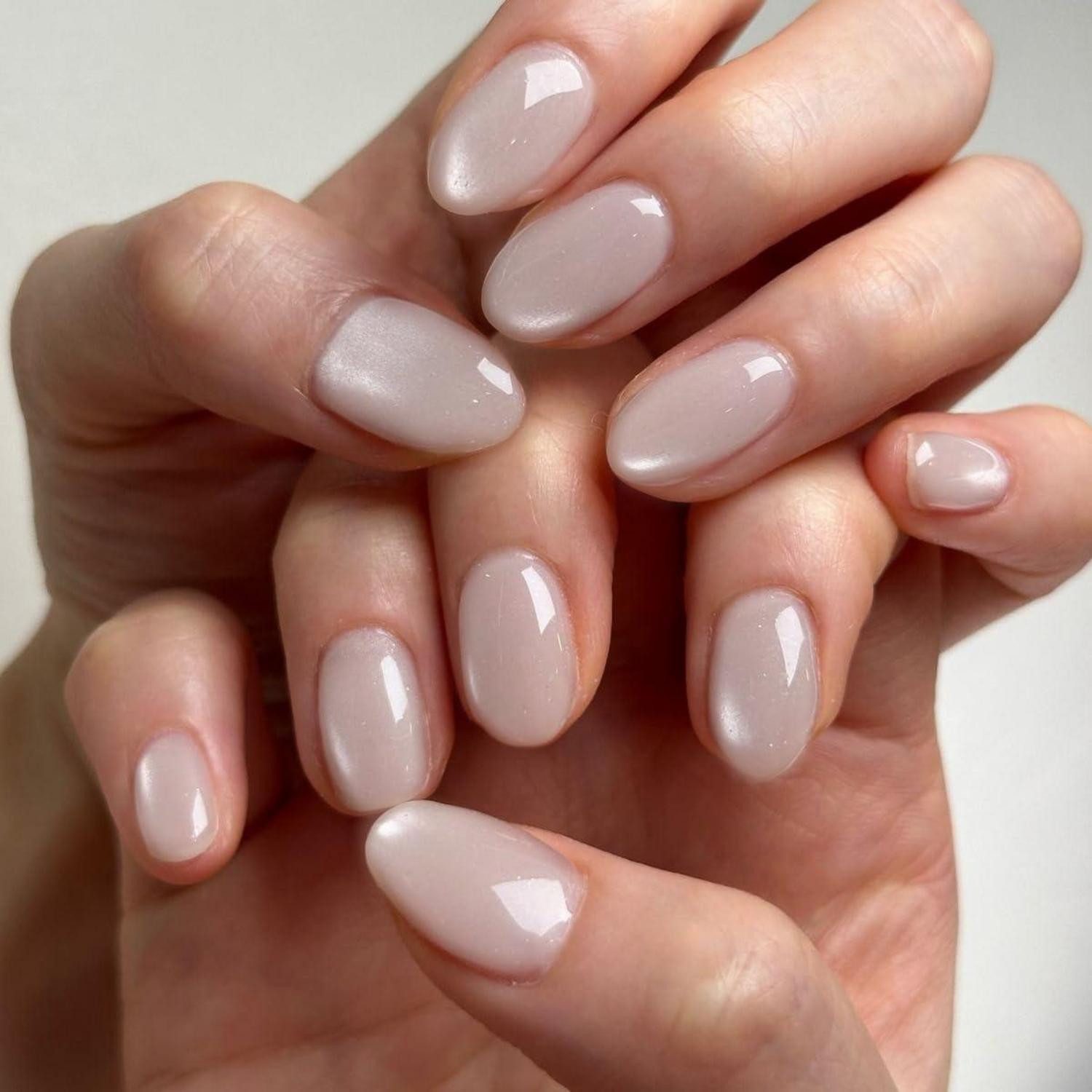 LuxusKollektion Kunstfingernägel Kunstnägel Kurz Glitzer Weiß Cat Eye