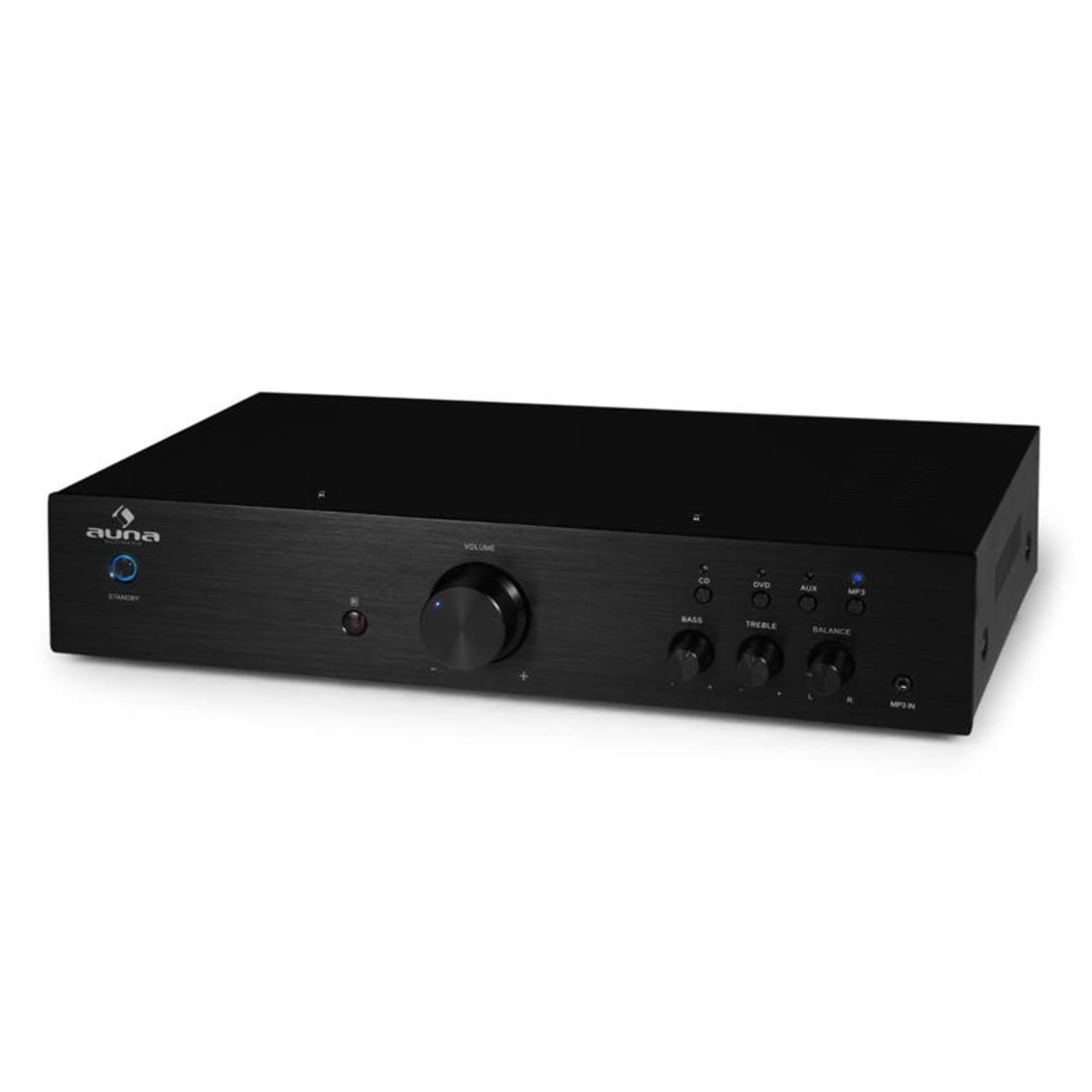 125 HiFi Stereo Auna Schwarz Audio drei W, ein Amplifier) und AV2-CD508 Verstärker Line-Ausgang, Audioverstärker Kanäle: Stereo-Cinch-Audio-Eingänge (Anzahl