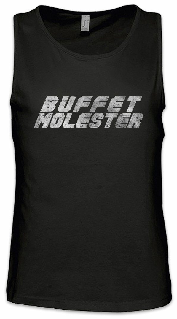 Urban Backwoods Tanktop Buffet Molester Ärmelloses T-Shirt Dick Dicker Stolz Übergewicht Pride Fat Large Big