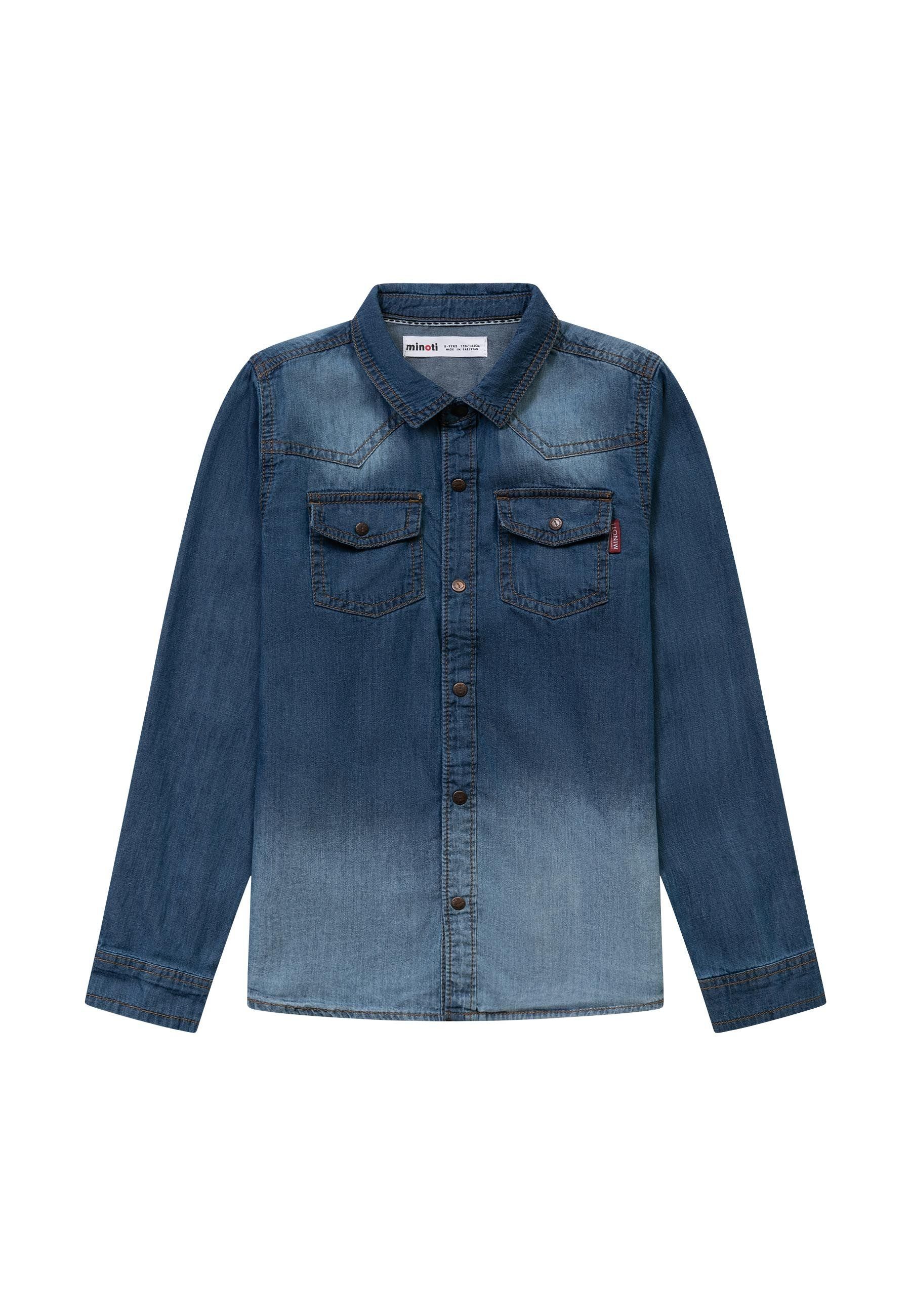 Jeanshemd (3y-14y) Gewaschenes MINOTI Denim-Hemd