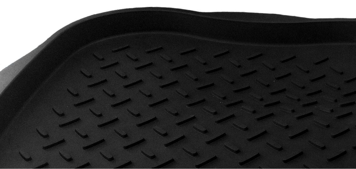 Universal-Fußmatten 2 mit Mehrzweckablage Set: Riffeloberflaeche x Kreher