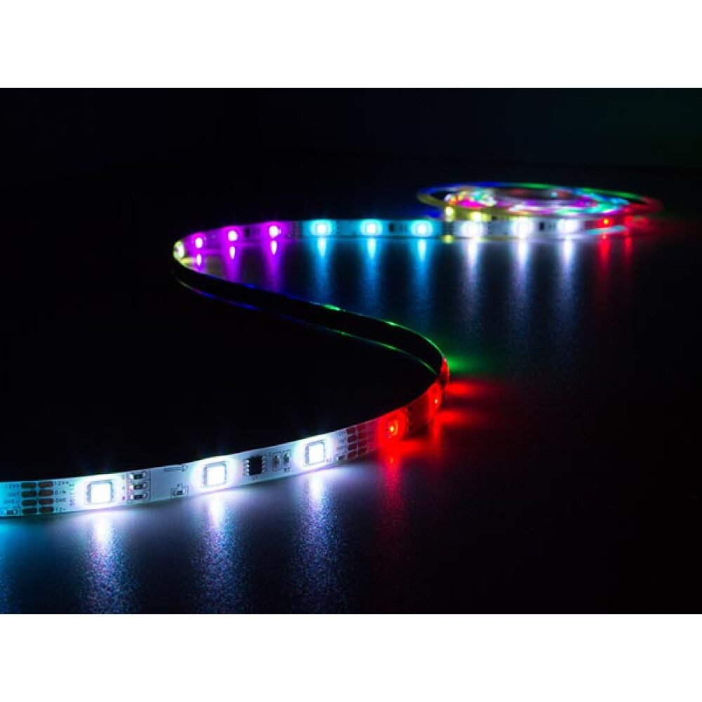 PEREL LED Stripe SET MIT FLEXIBLEM LED-STREIFEN, CONTROLLER UND NETZTEIL - DIGITAL ANIM