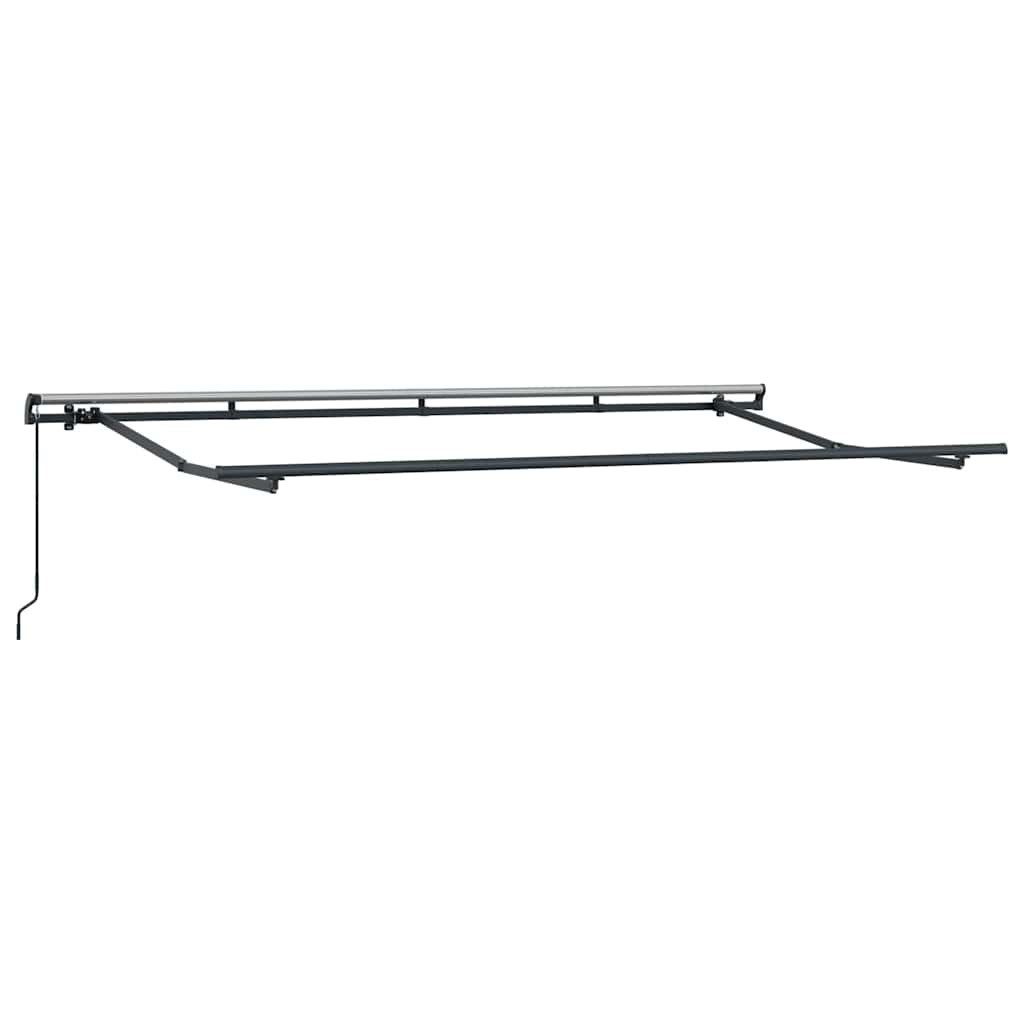 vidaXL Markise Markisenrahmen Anthrazit 4 x 2 m Metall (1-St)