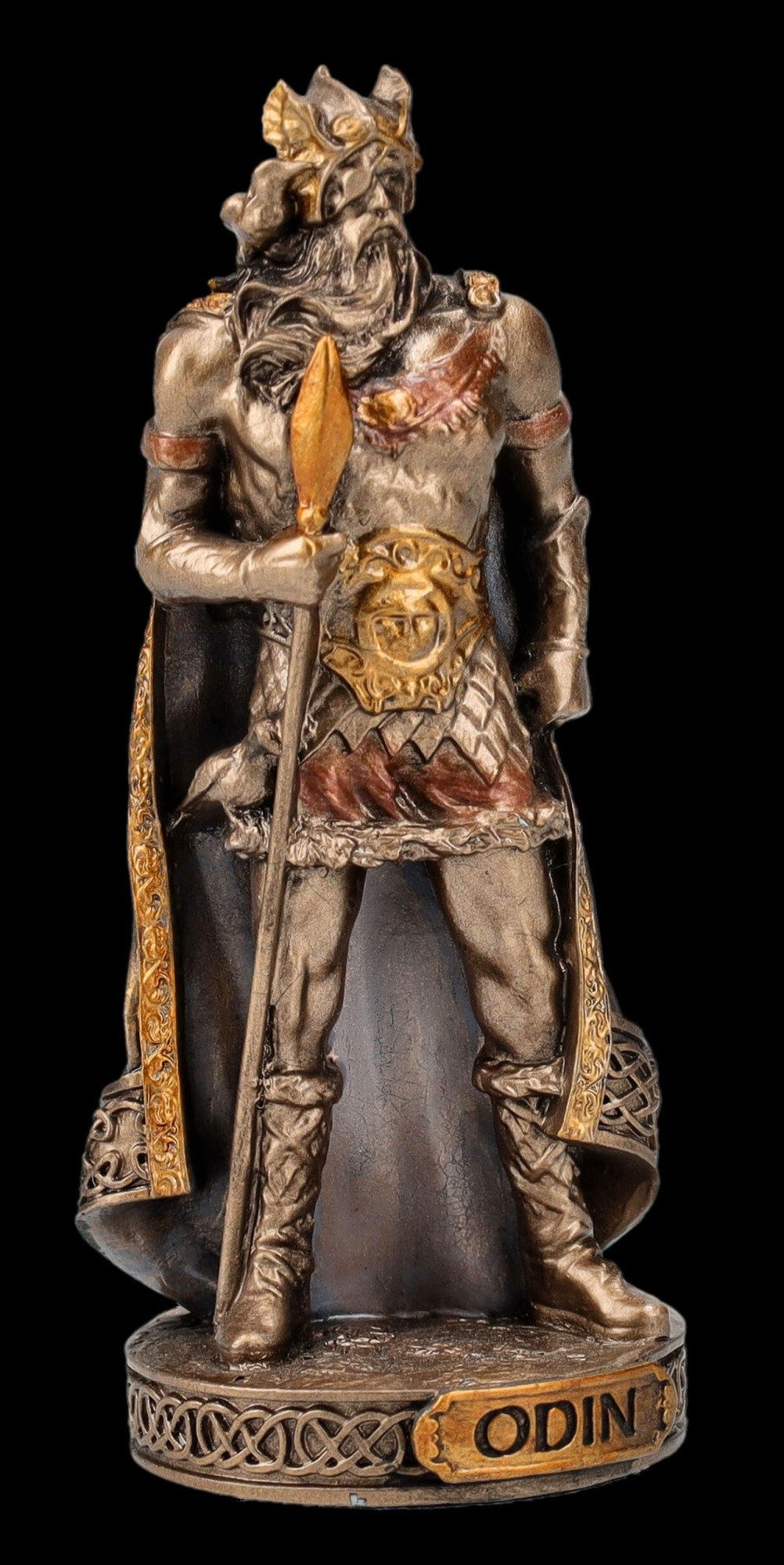 Figuren Shop GmbH Dekofigur Odin Figur – Nordische Gott Statue Veronese Sammlerfigur 8,5 cm Deko