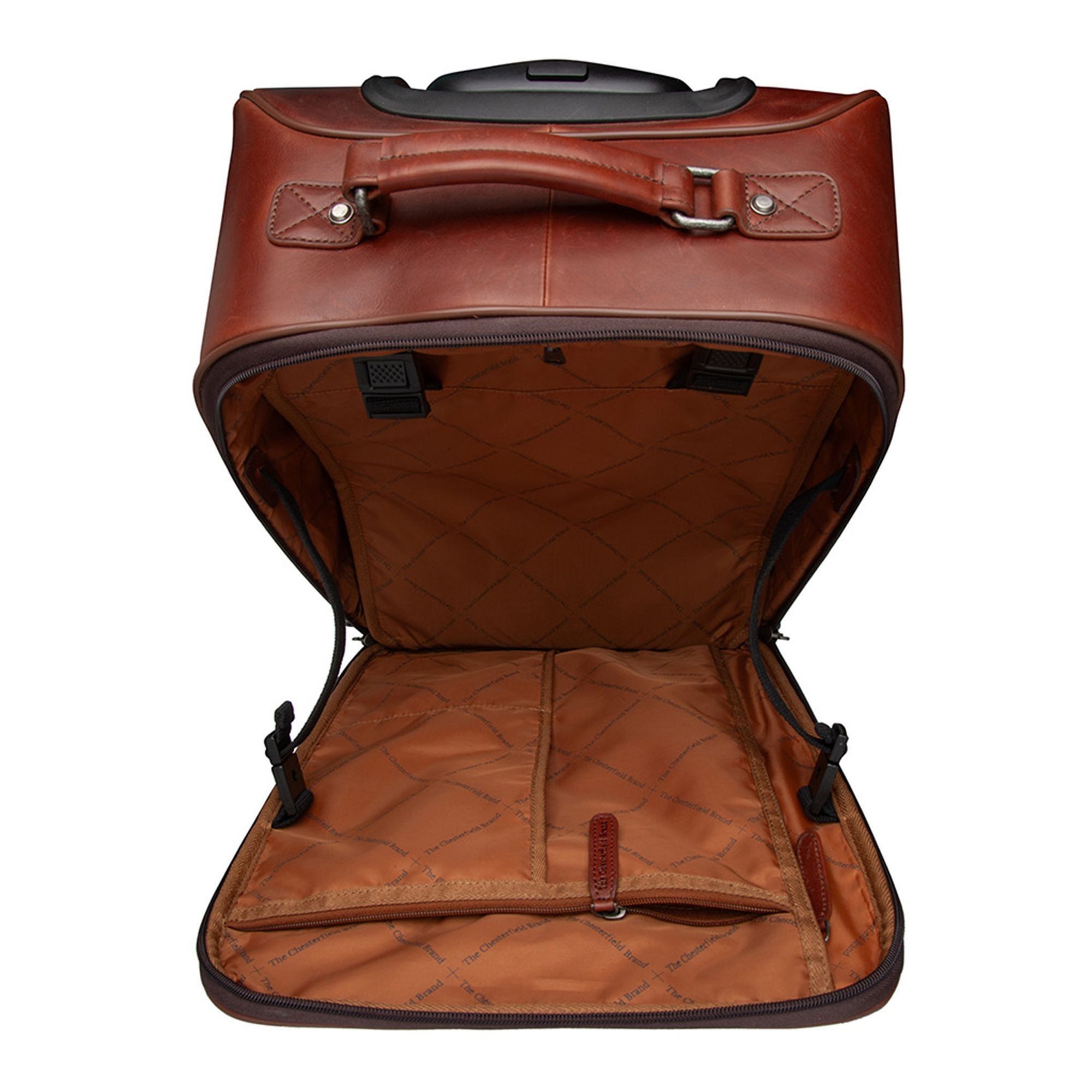 The Chesterfield Brand Handgepäck-Trolley San Marino, 4 Rollen, Leder