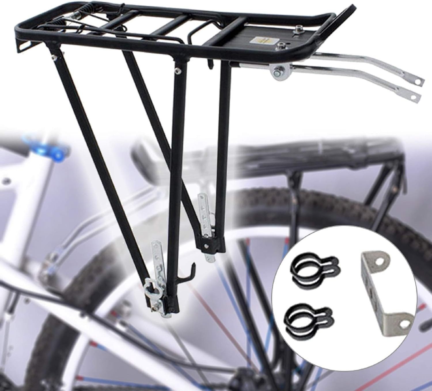 Youyijia Fahrrad-Gepäckträger Fahrrad Gepäckträger Universalbefestigungsset Universal