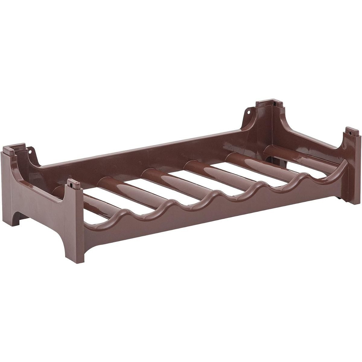 Novaliv Weinregal 4008874269703-1xStuck, 1-tlg., Flaschenregal für 6 Flaschen, Braun, erweiterbar, stapelbar, Getränkes