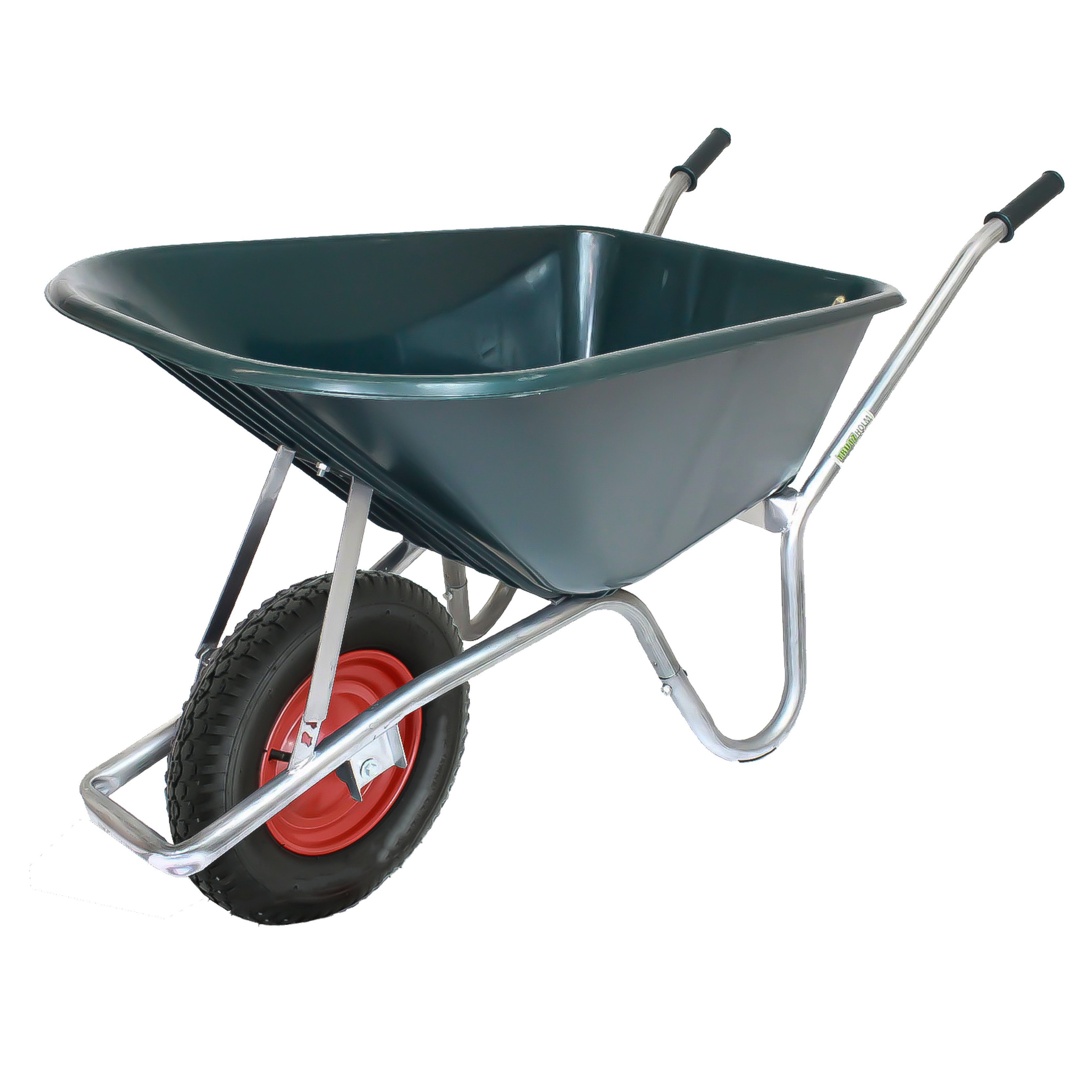 Schubkarre 1 Rad 100L bis 250kg Kunststoffmulde Gartenschubkarre Bauschubkarre