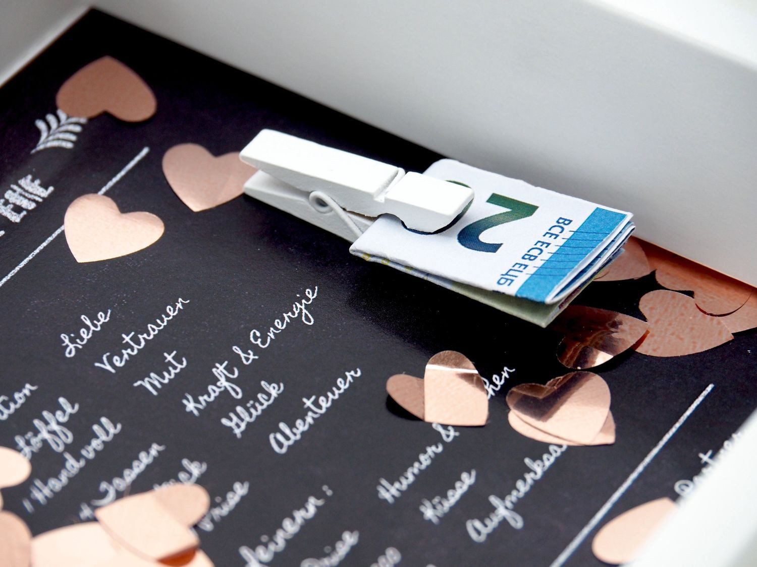 ZauberDeko Geschenkbox Geldgeschenk Verpackung Hochzeit Rezept für eine glückliche Ehe