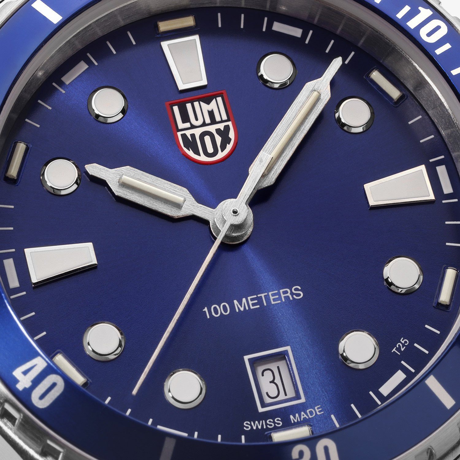 Luminox Quarzuhr Sport Timer Stahl/Blau