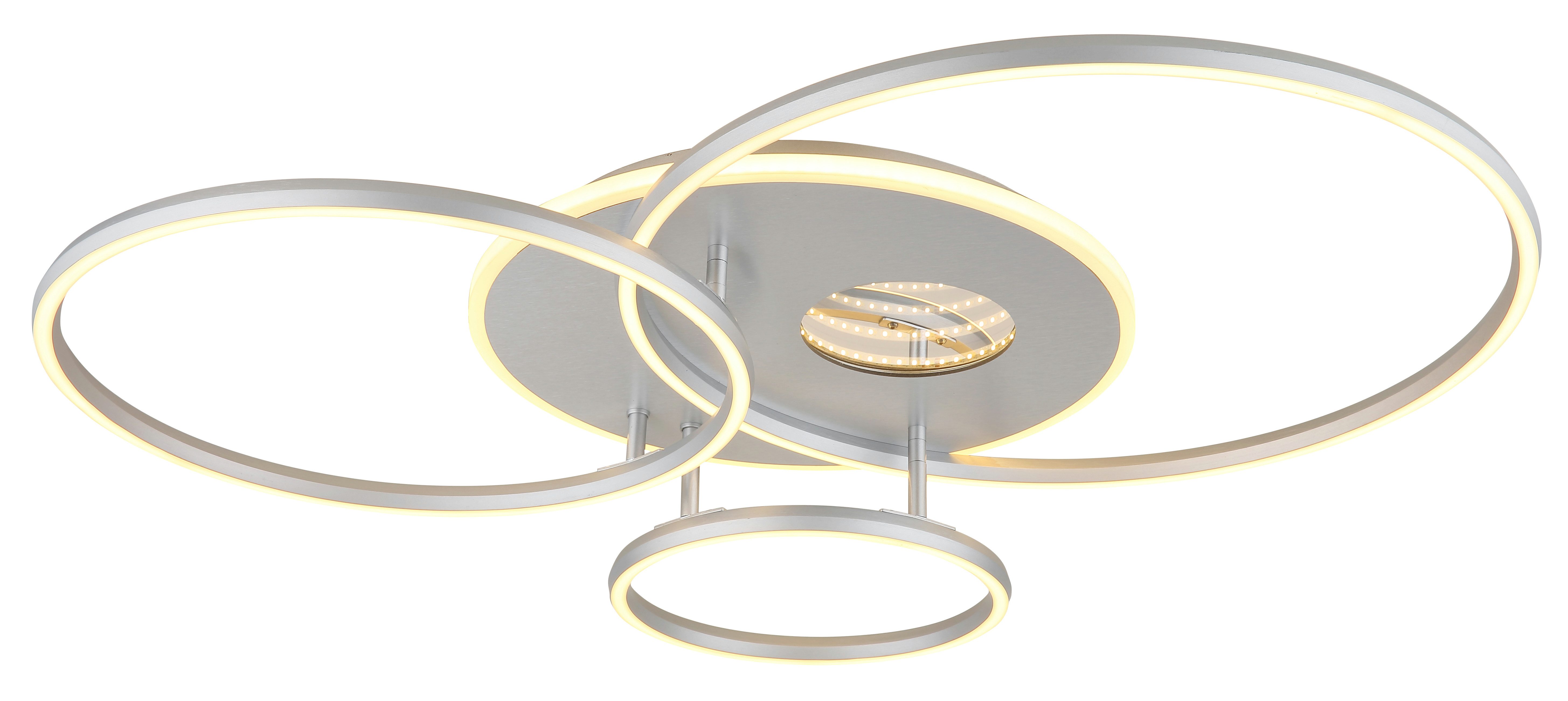 GLOBO LIGHTING Deckenleuchte INVERTINA, LED fest integriert, Deckenleuchte, 3D-Acryl, dimmbar, LED 54W