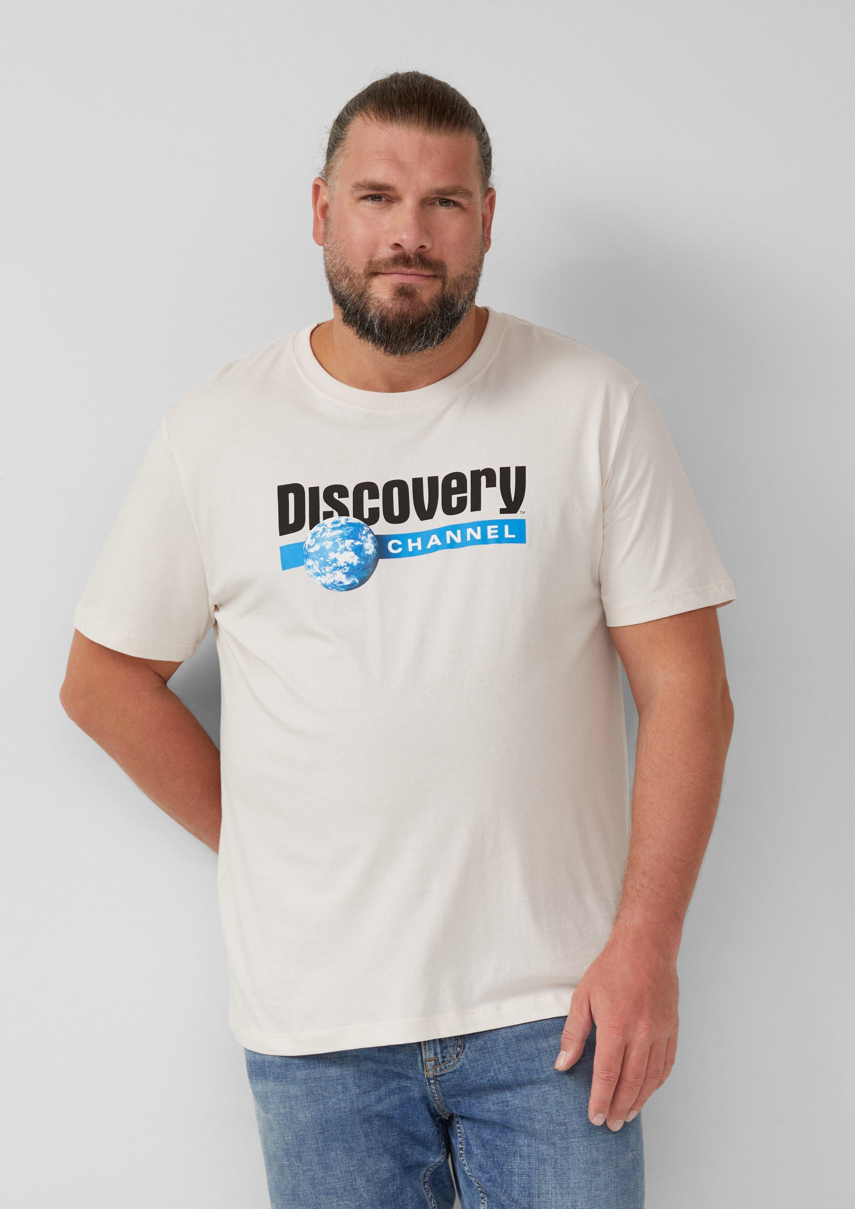 s.Oliver Kurzarmshirt T-Shirt mit Discovery™-Print günstig online kaufen