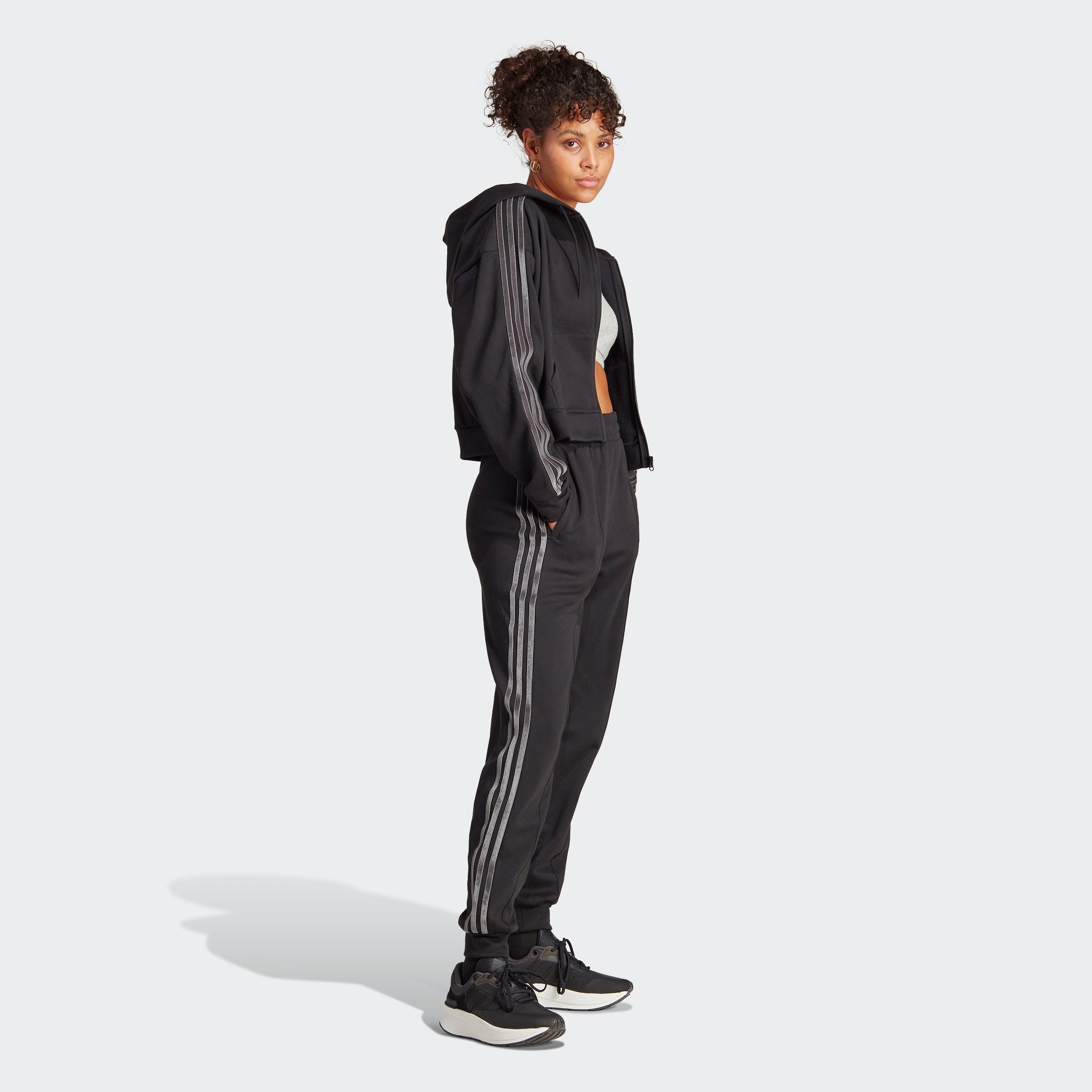 adidas Sportswear Trainingsanzug Black Black (2-tlg) TS ENERGIZE W 
