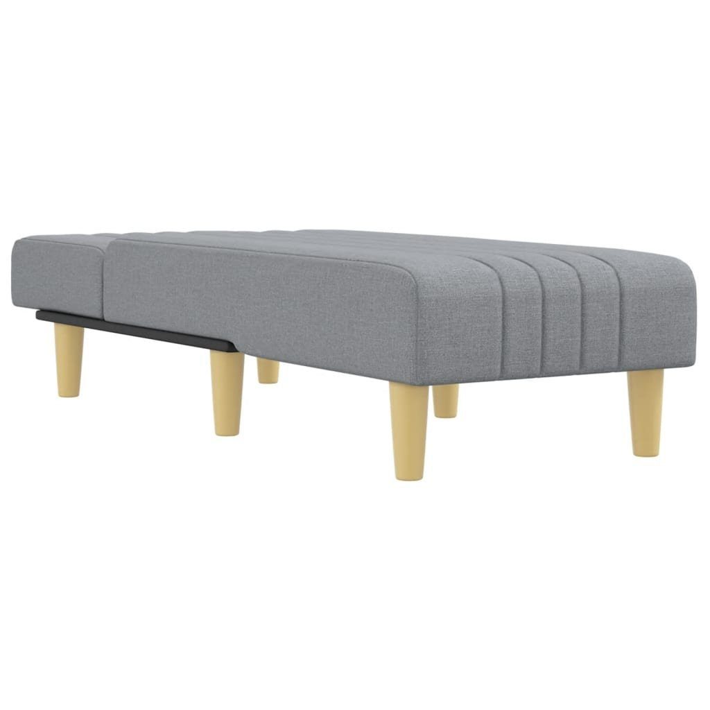 Hellgrau Stoff, Chaiselongue 1 Chaiselongue Teile vidaXL