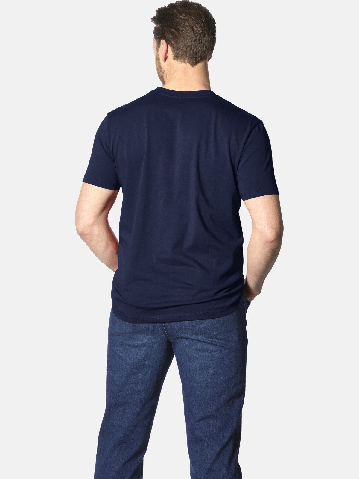 Jan Vanderstorm T-Shirt TERNO mit Segel- und Kompassprint günstig online kaufen