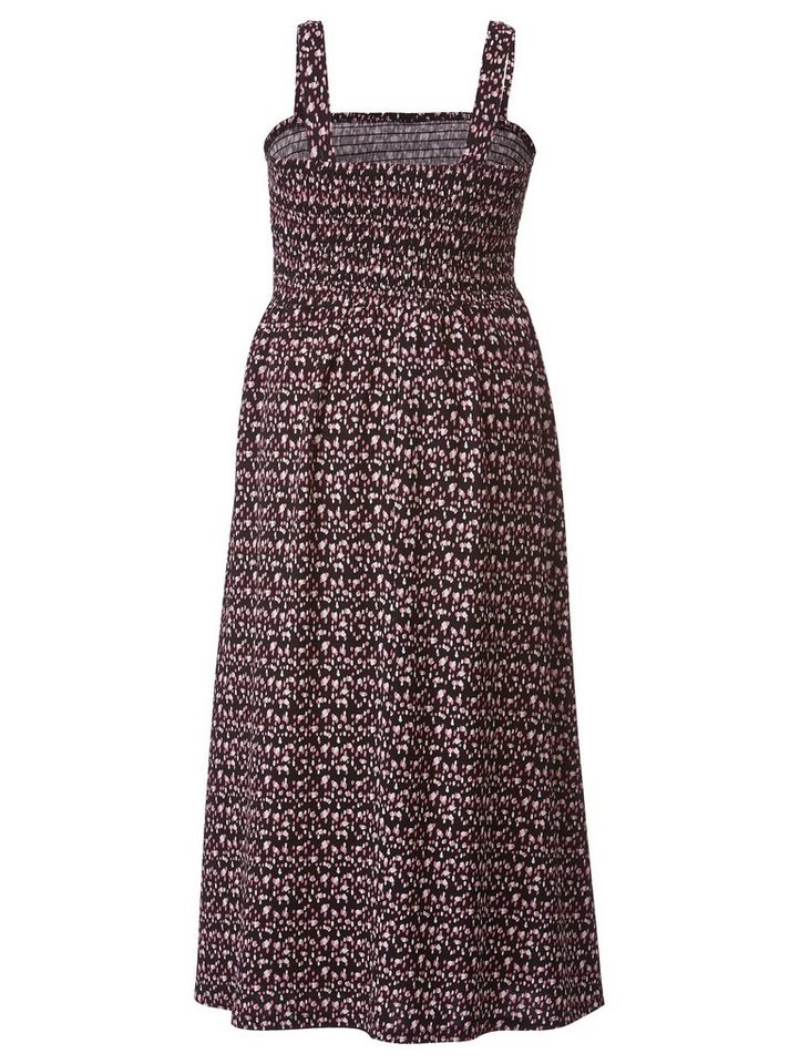 Janet & Joyce by HAPPYsize Kleid mit floralem Druck in schwarz