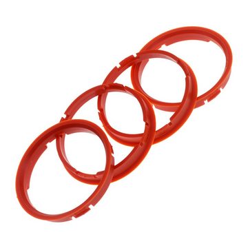 RKC Reifenstift 4x Zentrierringe Orange Felgen Ringe Made in Germany, Maße: 73,0 x 67,1 mm