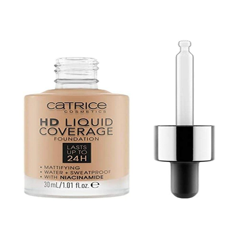 Catrice Foundation Hd Liquid Coverage Foundation Lasts Up to 24h 050-Rosy Ash 30ml