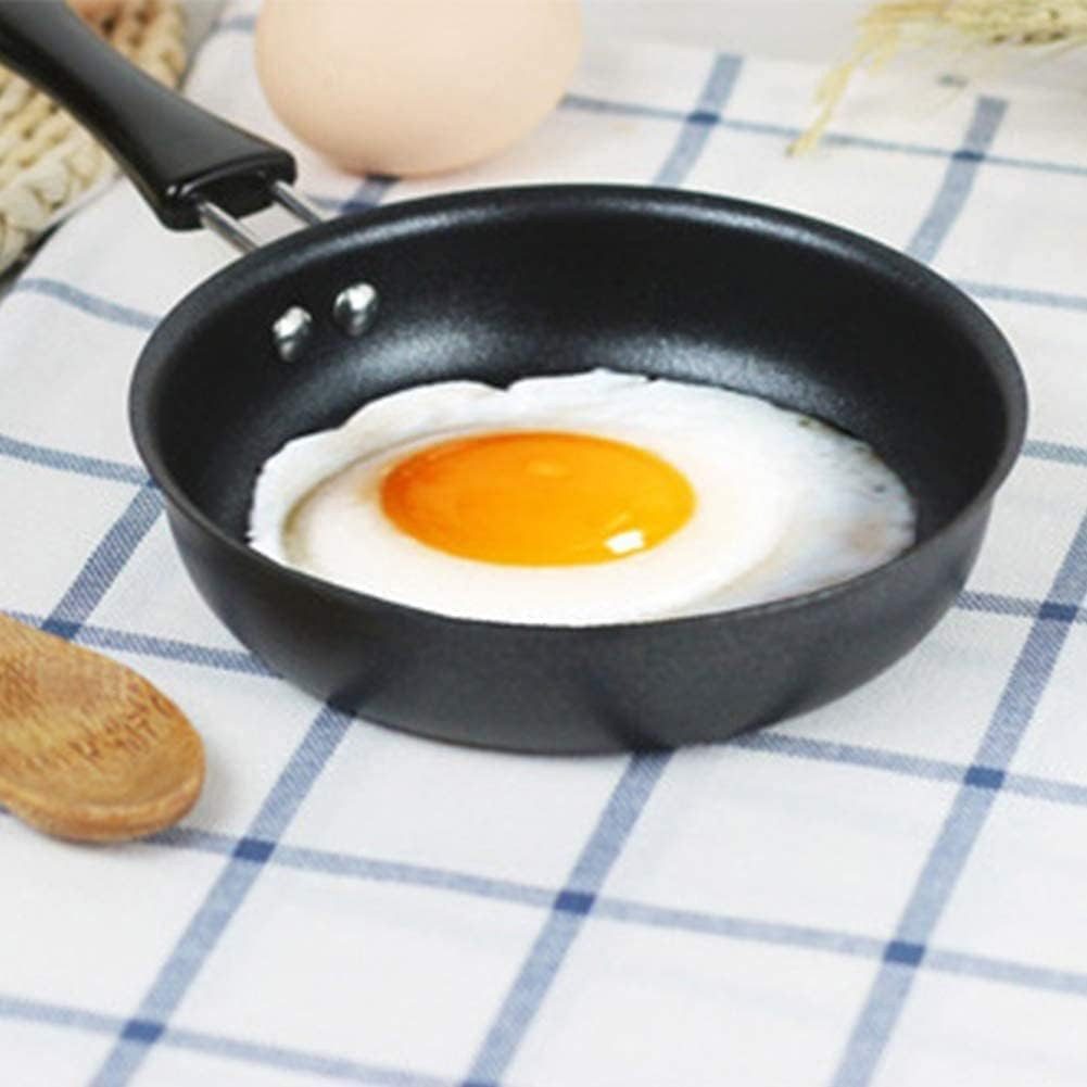 FELIXLEO Pfannen-Set Mini Eierpfanne 12cm 2er Set Antihaft Camping Induktion Gas, (1-tlg)