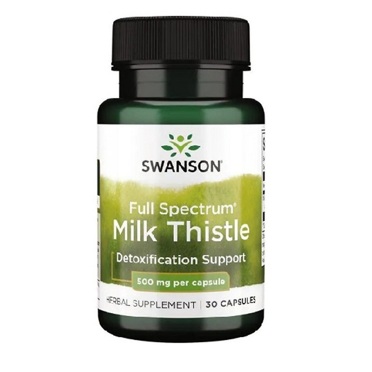 Swanson Health Products Milk Thistle 500mg 30 Kapsel Kapseln, 24 g