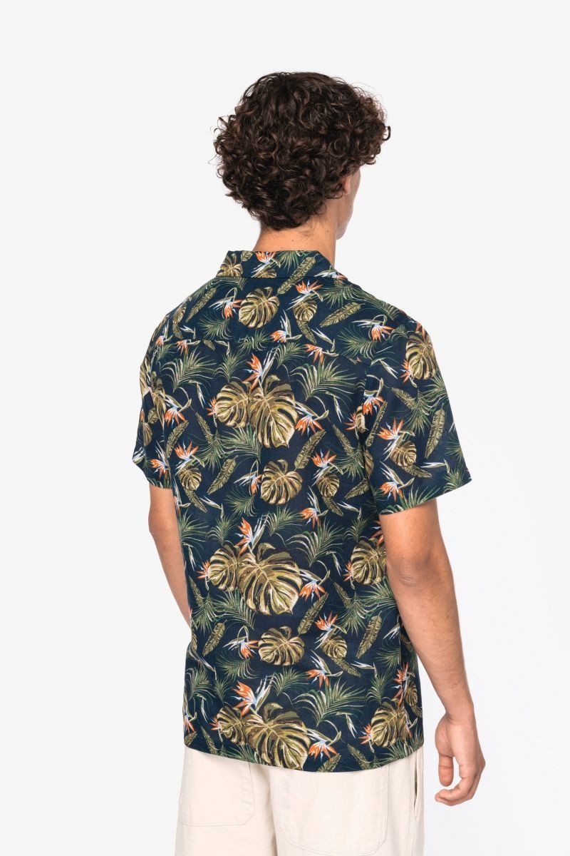 Native Spirit Outdoorhemd Herrenhemd mit Hawaii Motiven