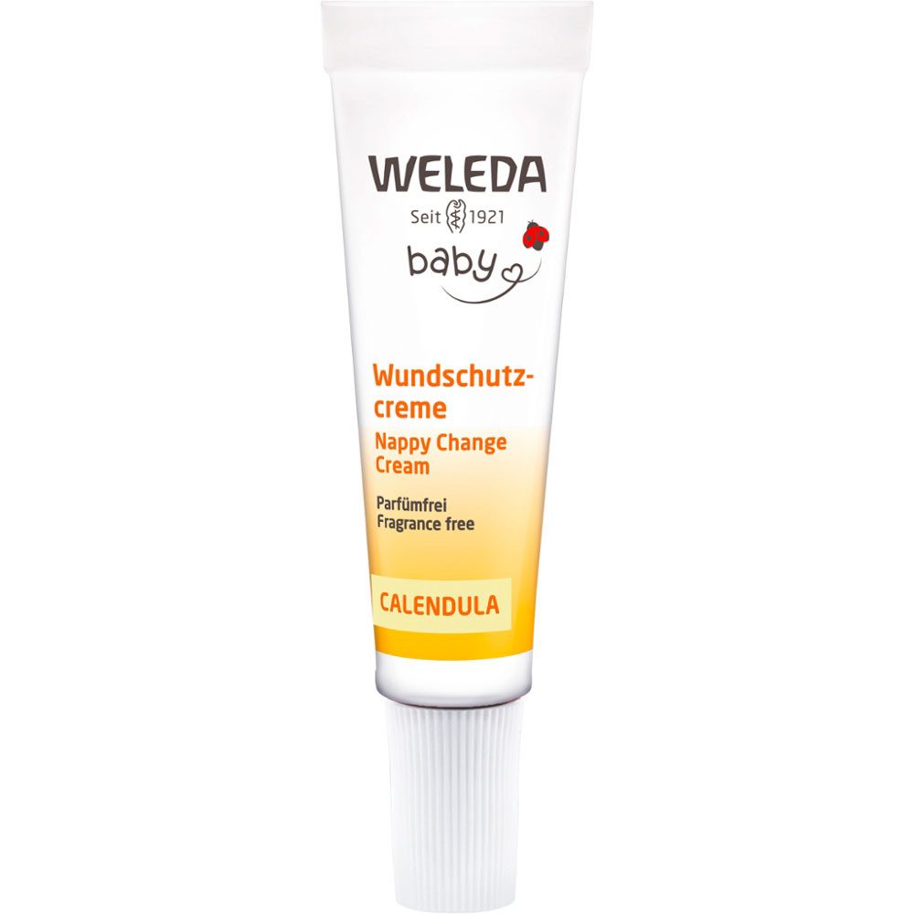 WELEDA Körperpflegemittel Calendula Wundschutzcreme parfümfrei, 10 ml