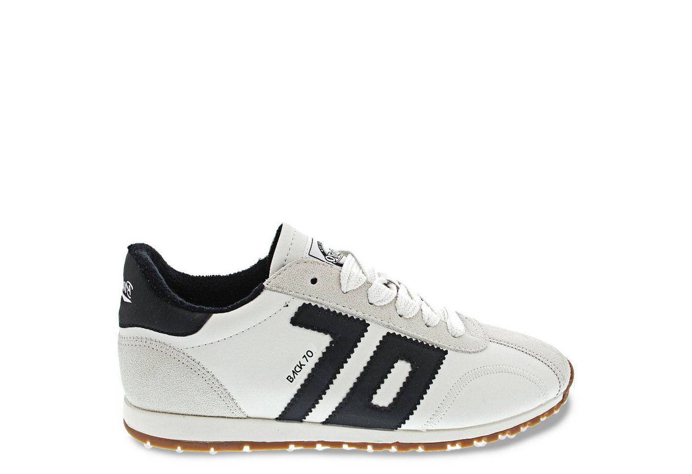 Back 70 Sneaker ASIAN aus Leder - Black Sneaker