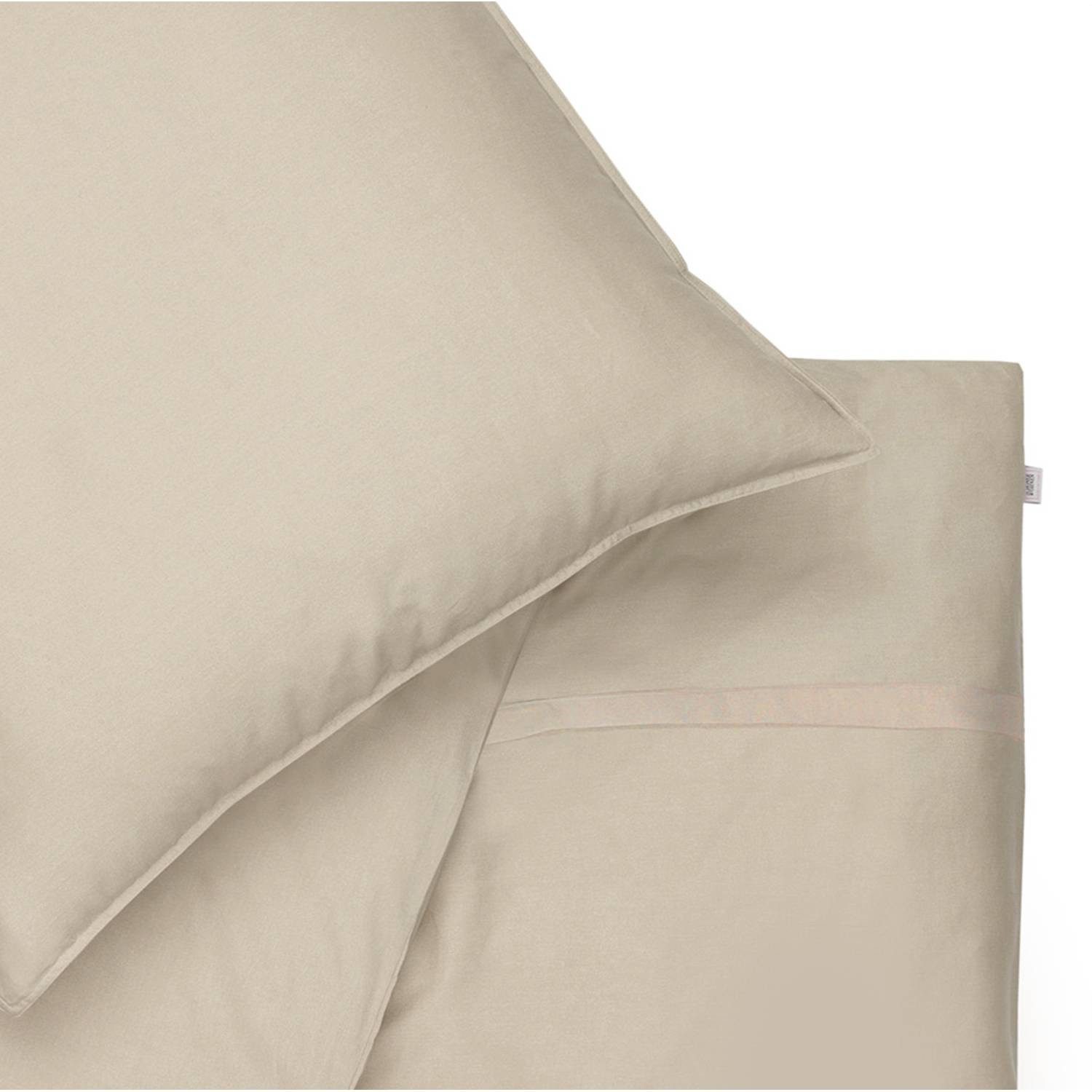 SCHÖNER WOHNEN-Kollektion Bettwäsche PURE 2.0 Ganzjahresbettwäsche, Baumwolle, 1 teilig, 135x200 + 80x80 in Cappuccino – Bild 2 von 2