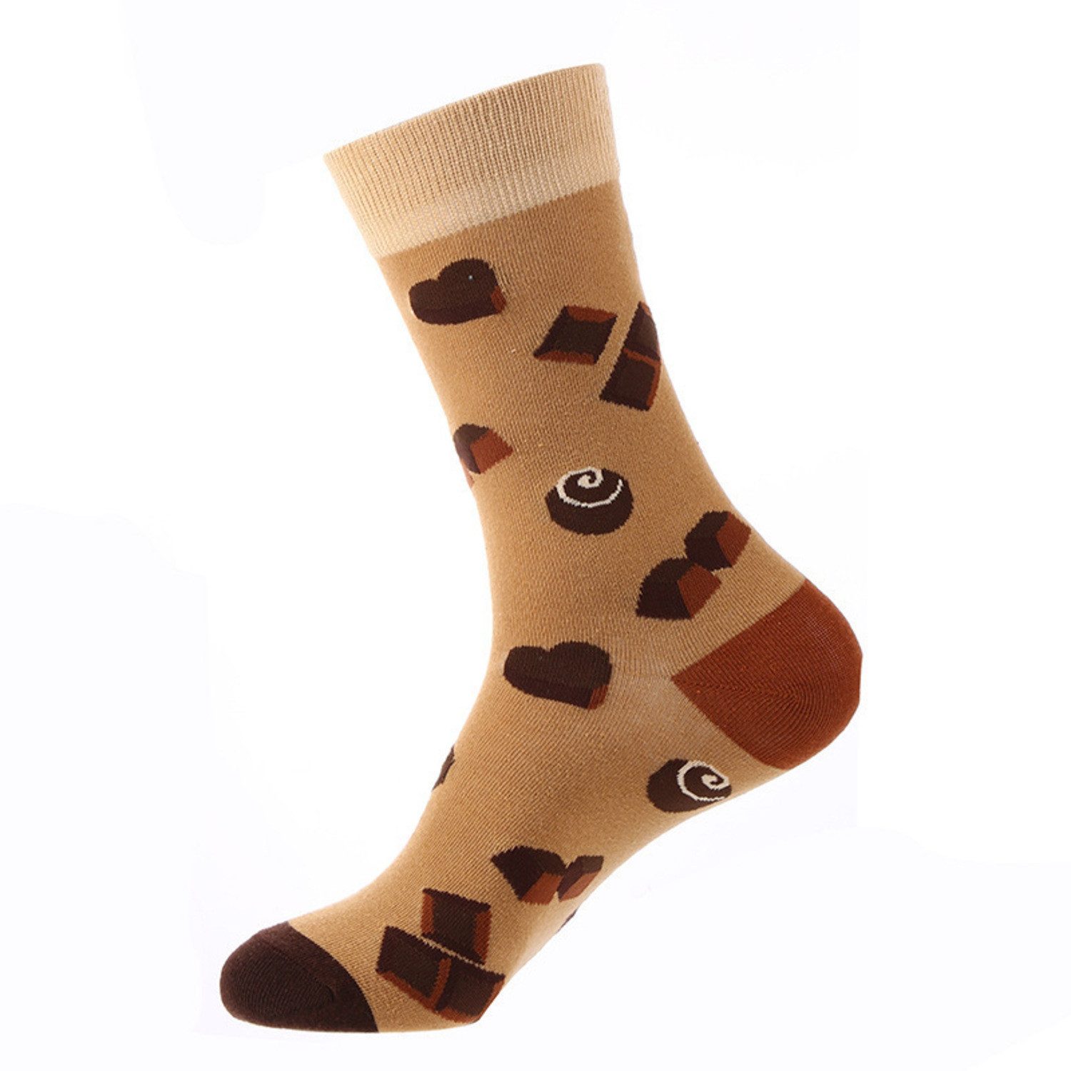 NOXXIEZ Freizeitsocken Schokolade Noxxiez Soxxiez Socken in 38-45 im Paar