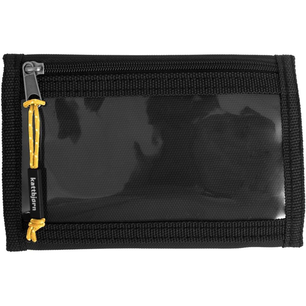 & Geldbörse Black Wallet, mit x Portemonnaie Sichtfenster, cm, 13,5 9,5 Kartenfächer KATTBJØRN