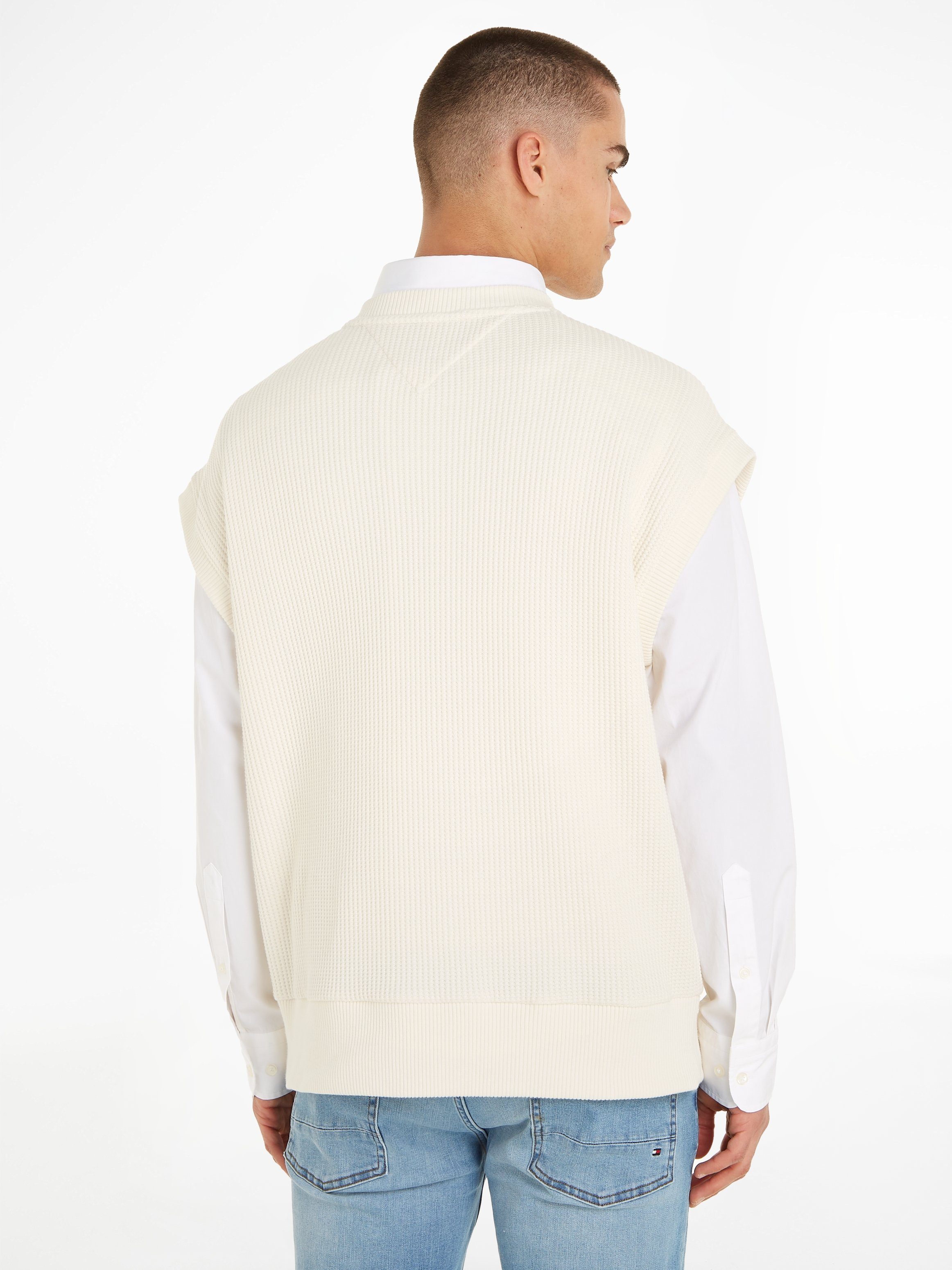 Tommy Hilfiger Pullunder MONOTYPE WAFFLE VEST günstig online kaufen