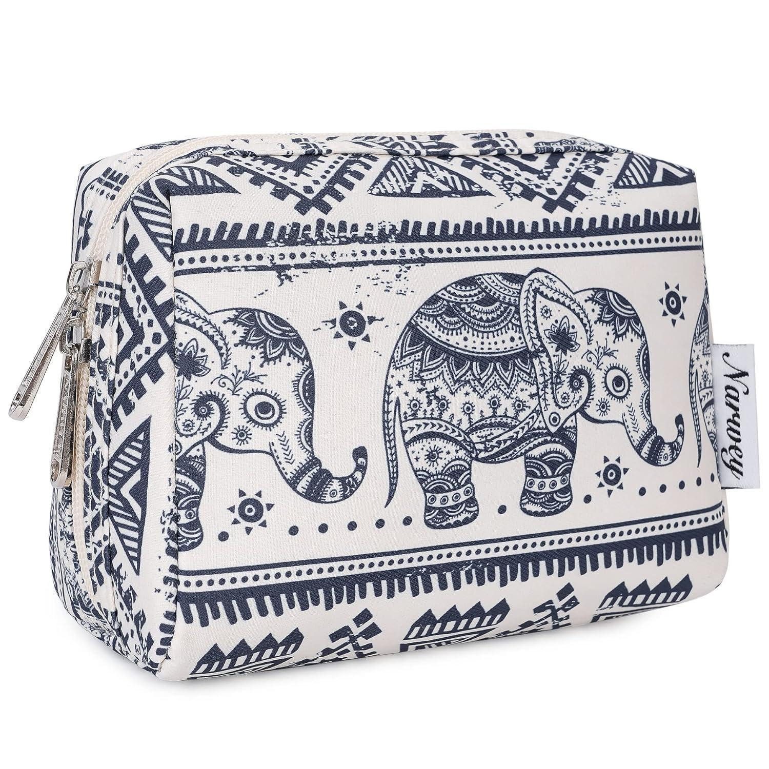 Kosmetiktasche Großer Kulturbeutel Damen Schminktasche Kosmetiktasche Elefant Größe