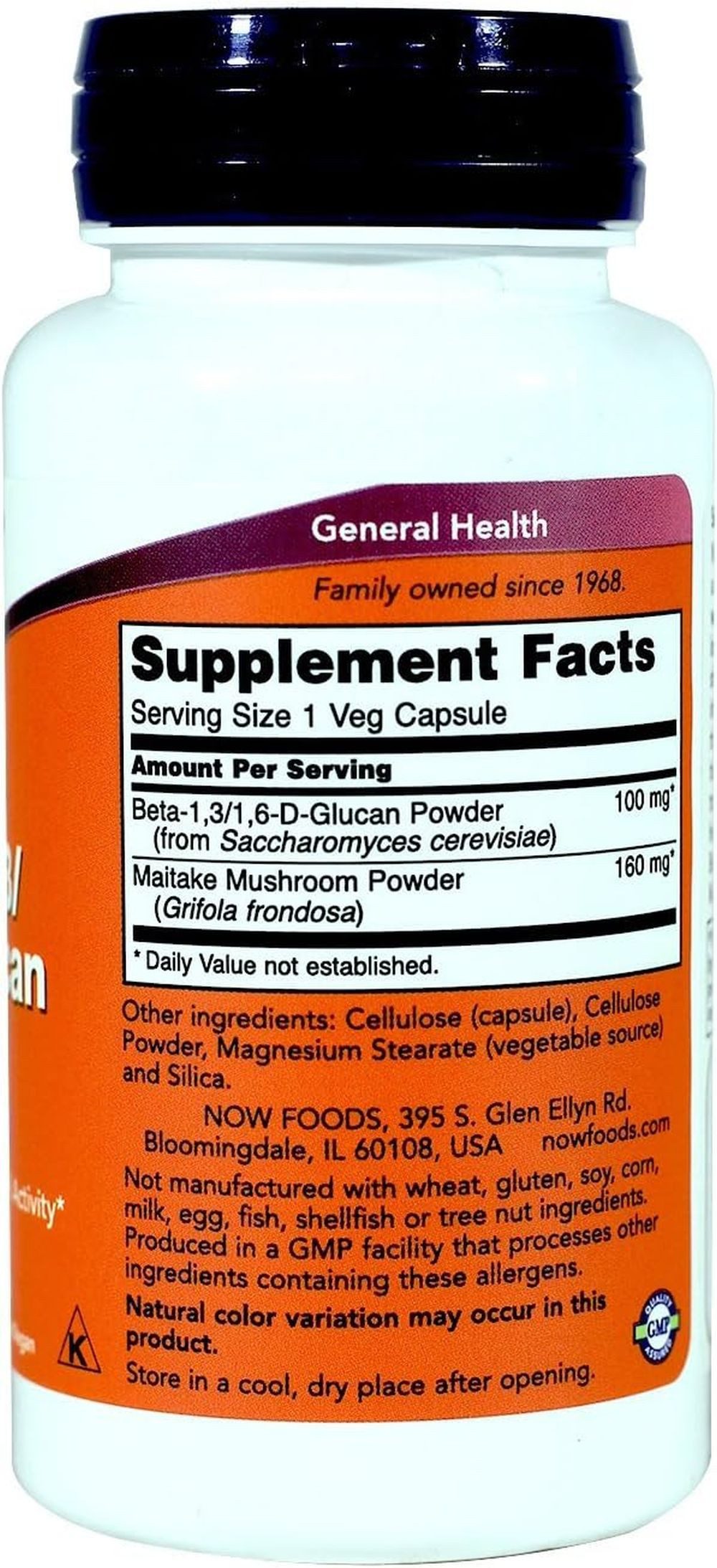 now foods Now Foods Beta 1,3/1,6 D-Glucan 100 mg- 90 Kapseln Kapseln