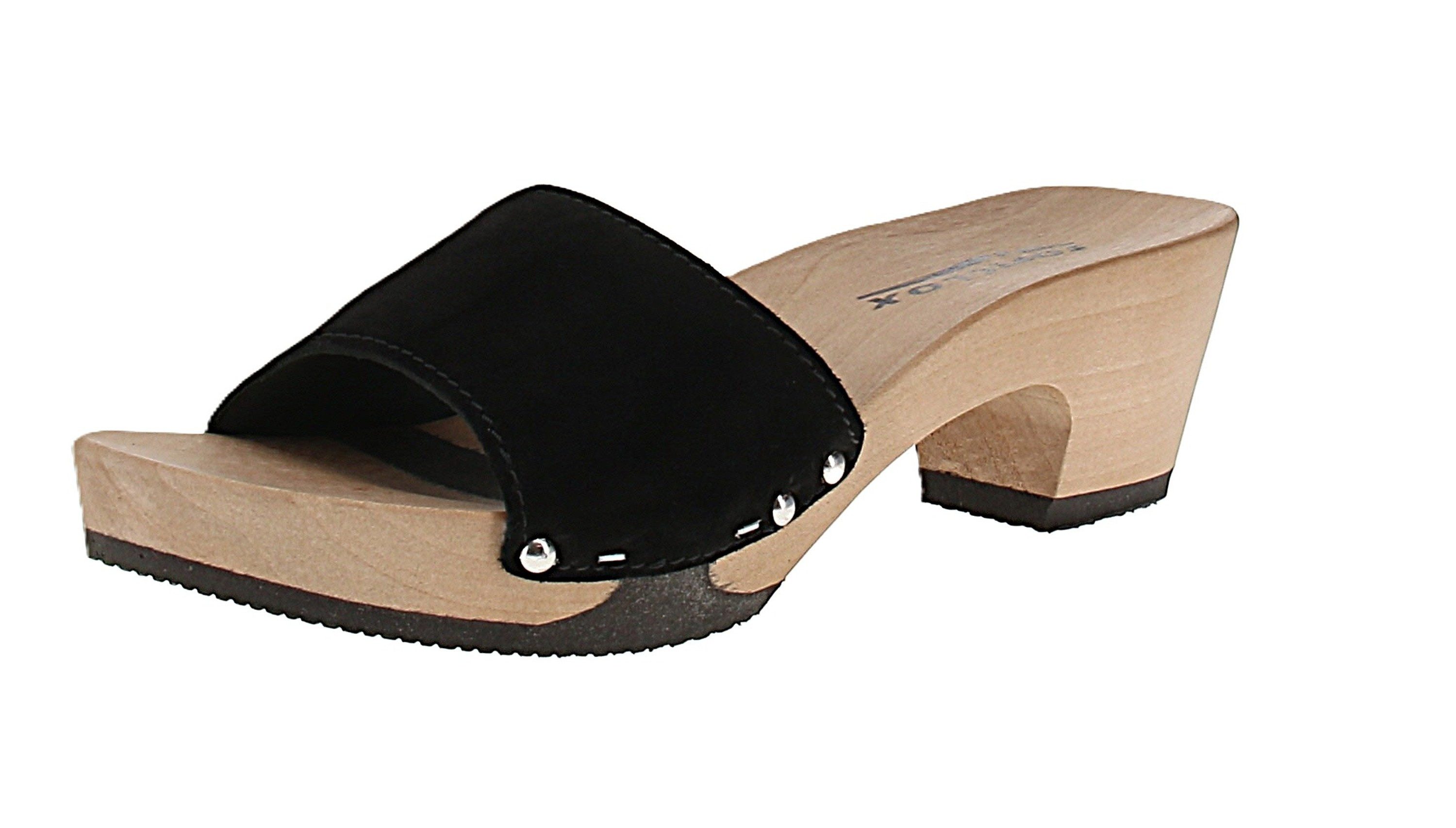 Softclox Softclox S3382 Kelly Kaschmir - Damen Pantolette - 01-Schwarz Sandale