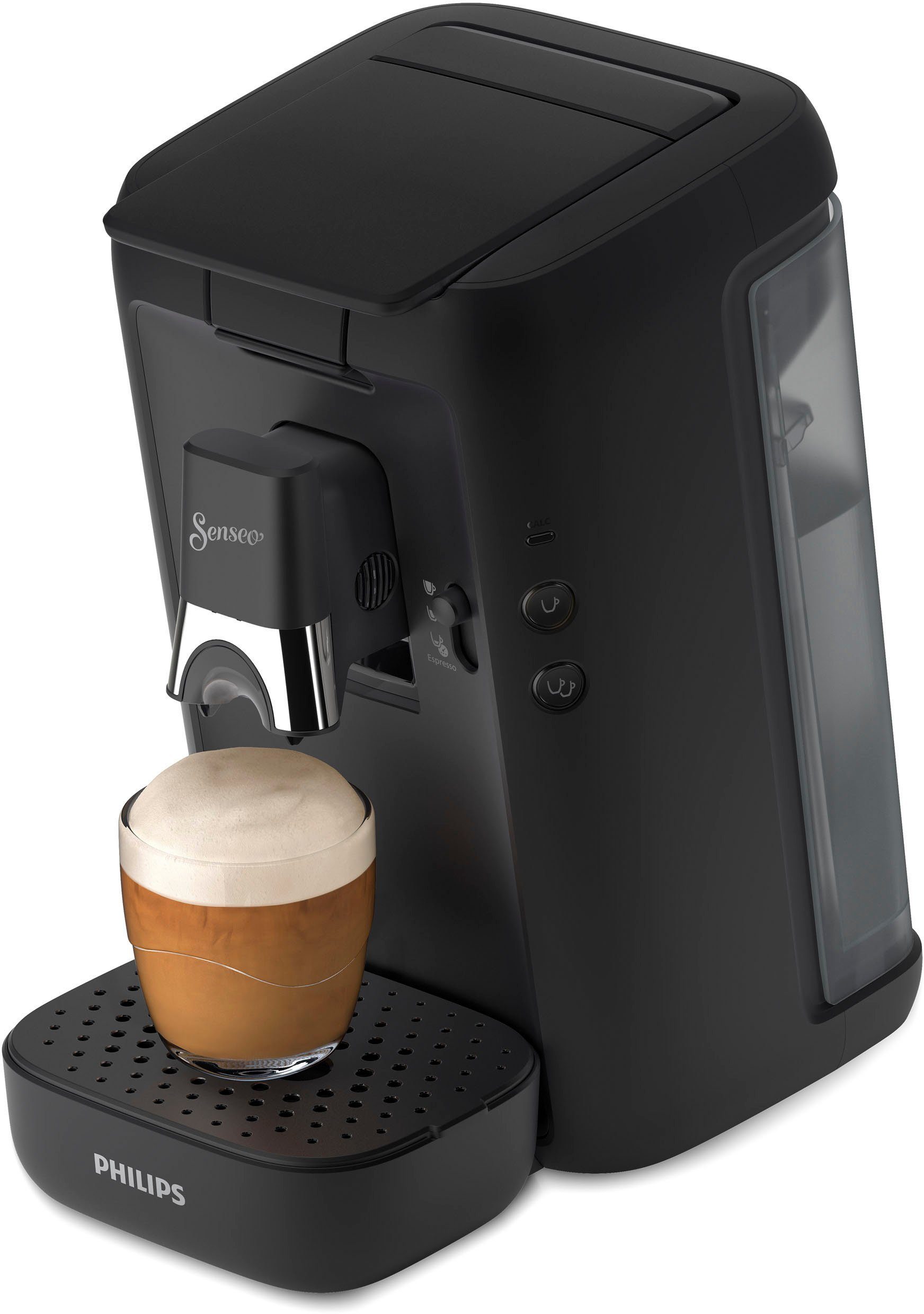 Philips Senseo Kaffeepadmaschine Maestro CSA260/65, Memo-Funktion, 200 € kaufen aus bis Kaffeespezialitäten, 80% zurückerhalten 64 +3 Plastik, recyceltem Senseo und Pads