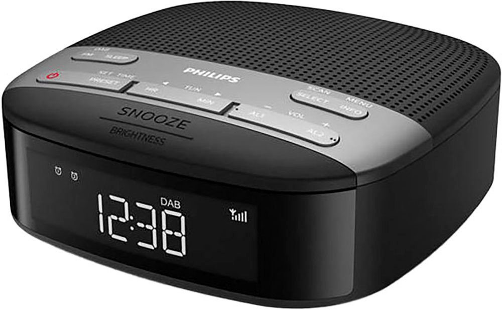 Philips TAR3505/12 Radio Uhr Digital Schwarz, Grau